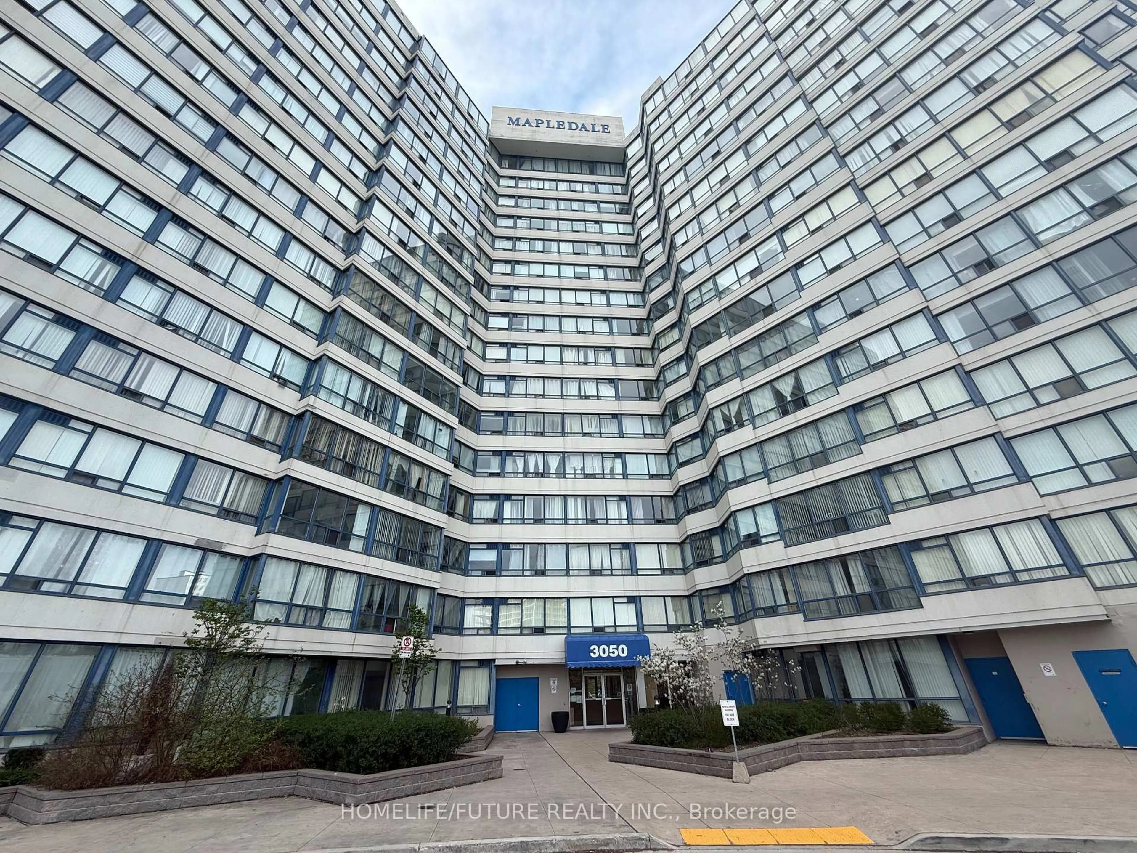 A pic from outside/outdoor area/front of a property/back of a property/a pic from drone, building for 3050 Ellesmere Rd #1102, Toronto Ontario M1E 5E6