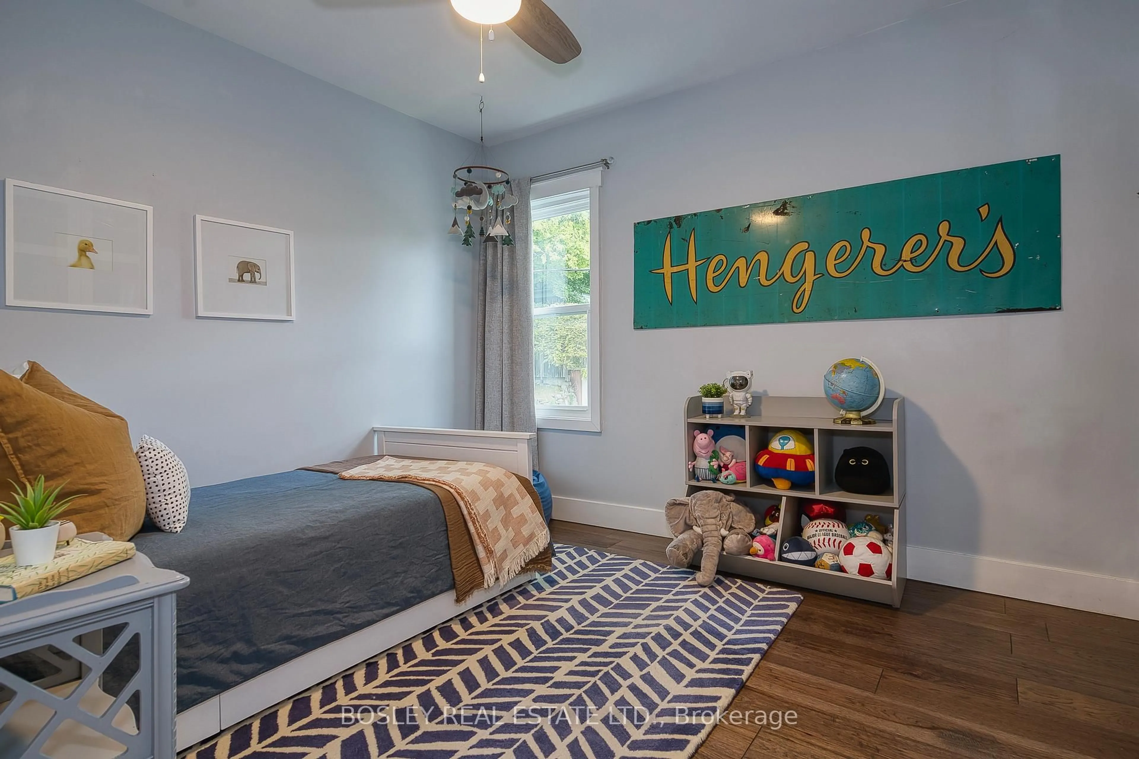Bedroom with bed, unknown for 76 Boultbee Ave, Toronto Ontario M4J 1B1