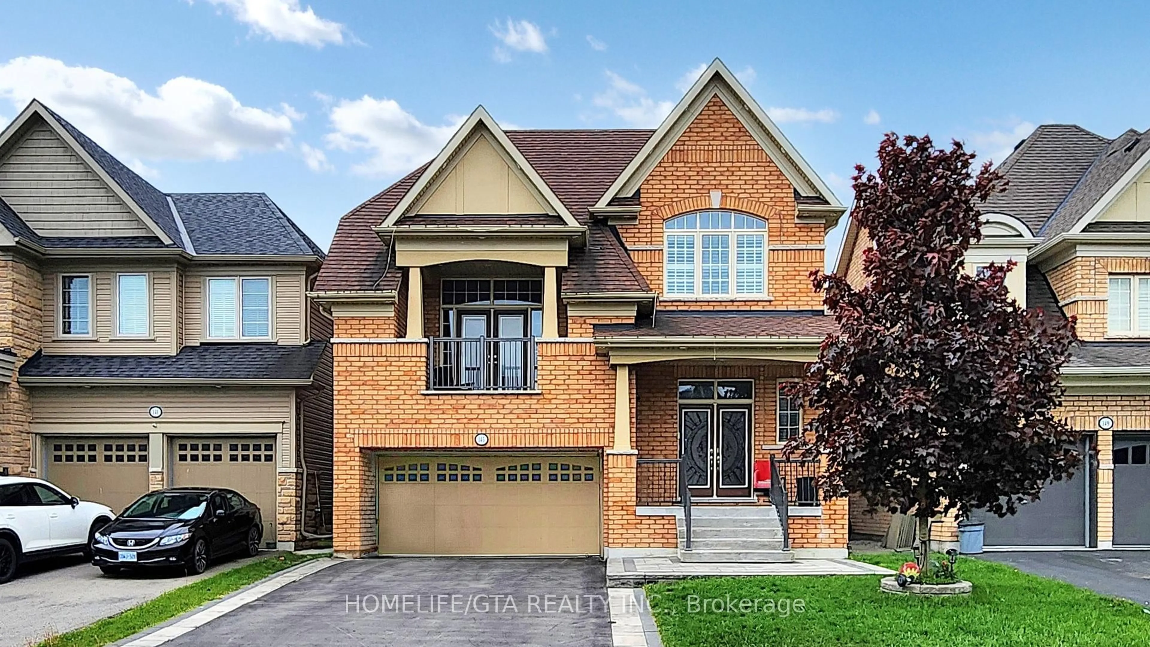Home with brick exterior material, street for 145 Hyperion Crt, Oshawa Ontario L1L 0K1