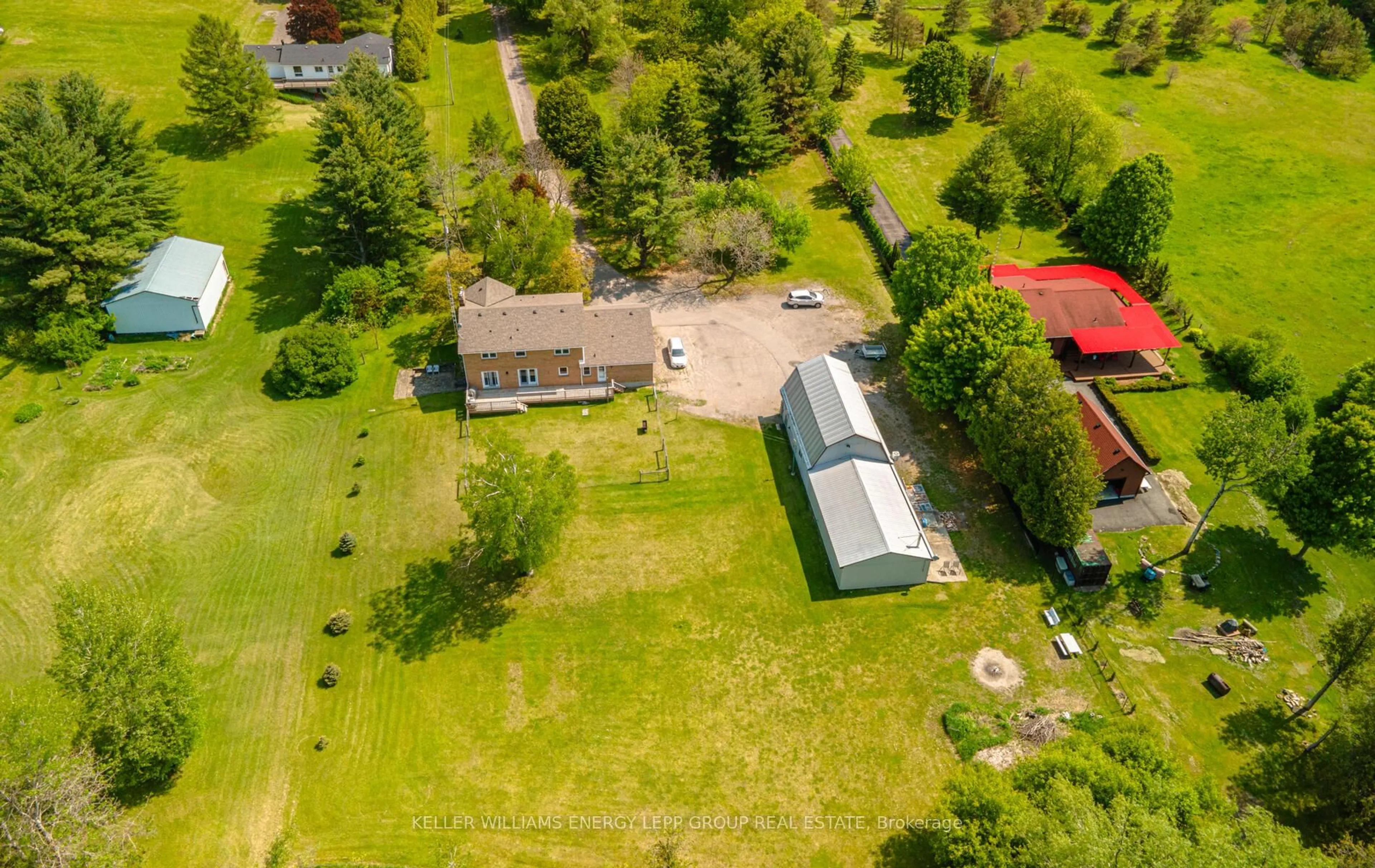 A pic from outside/outdoor area/front of a property/back of a property/a pic from drone, building for 311 Regional Road 21 N/A, Scugog Ontario L9L 1B5