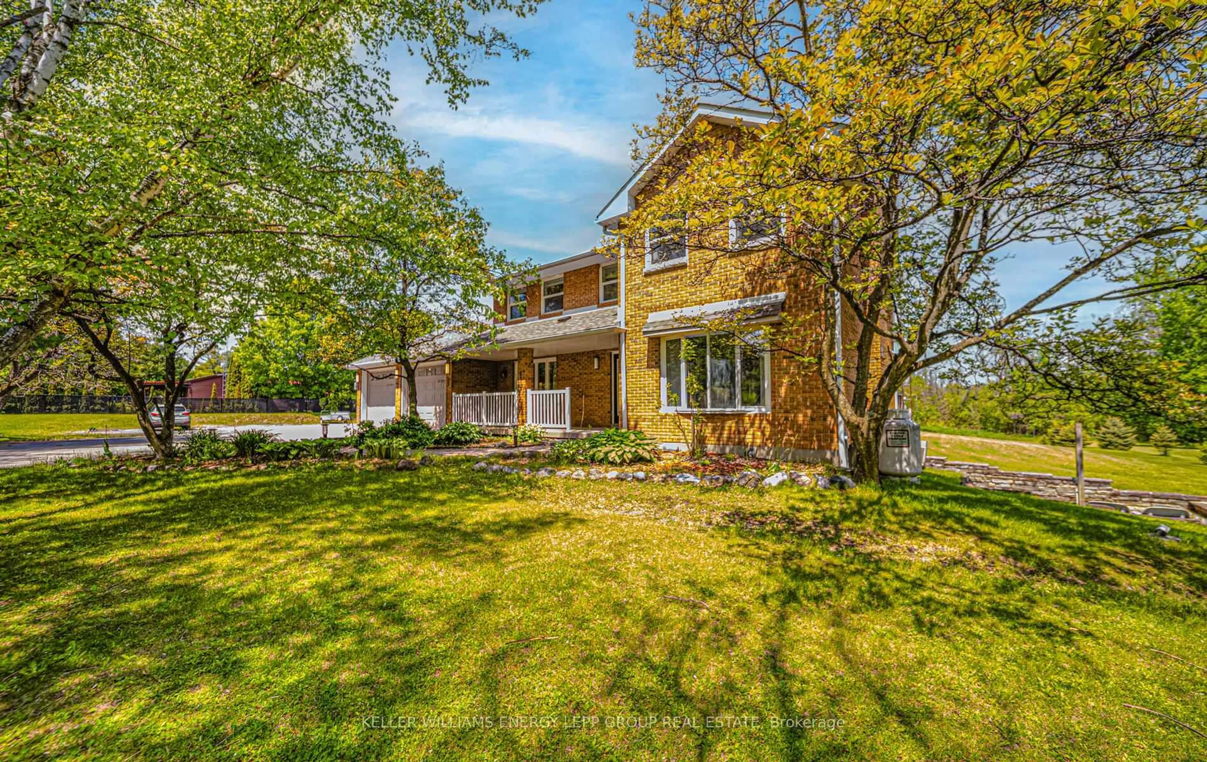 A pic from outside/outdoor area/front of a property/back of a property/a pic from drone, street for 311 Regional Road 21, Scugog Ontario L9L 1B5