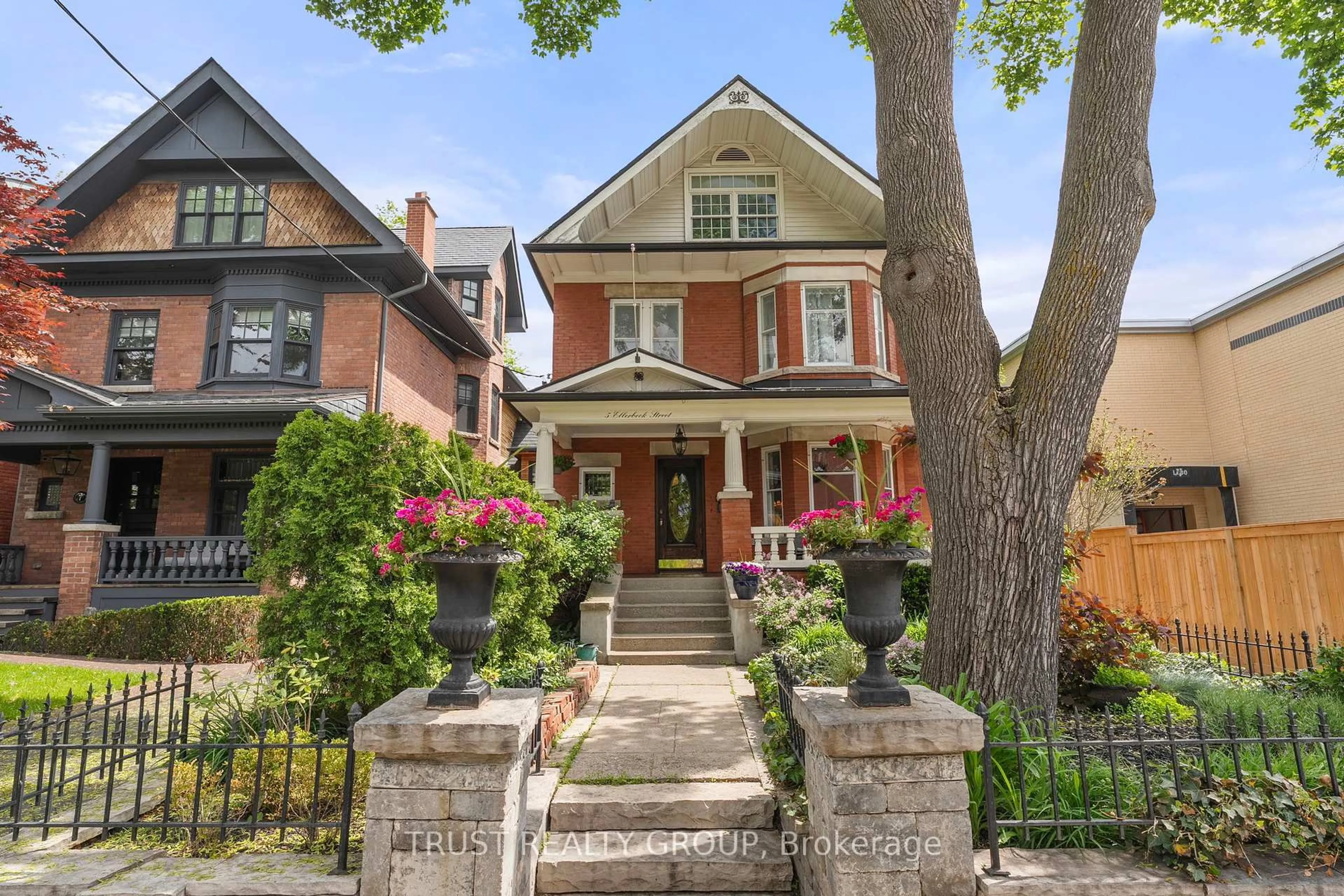 Home with brick exterior material, street for 5 Ellerbeck St, Toronto Ontario M4K 2T6