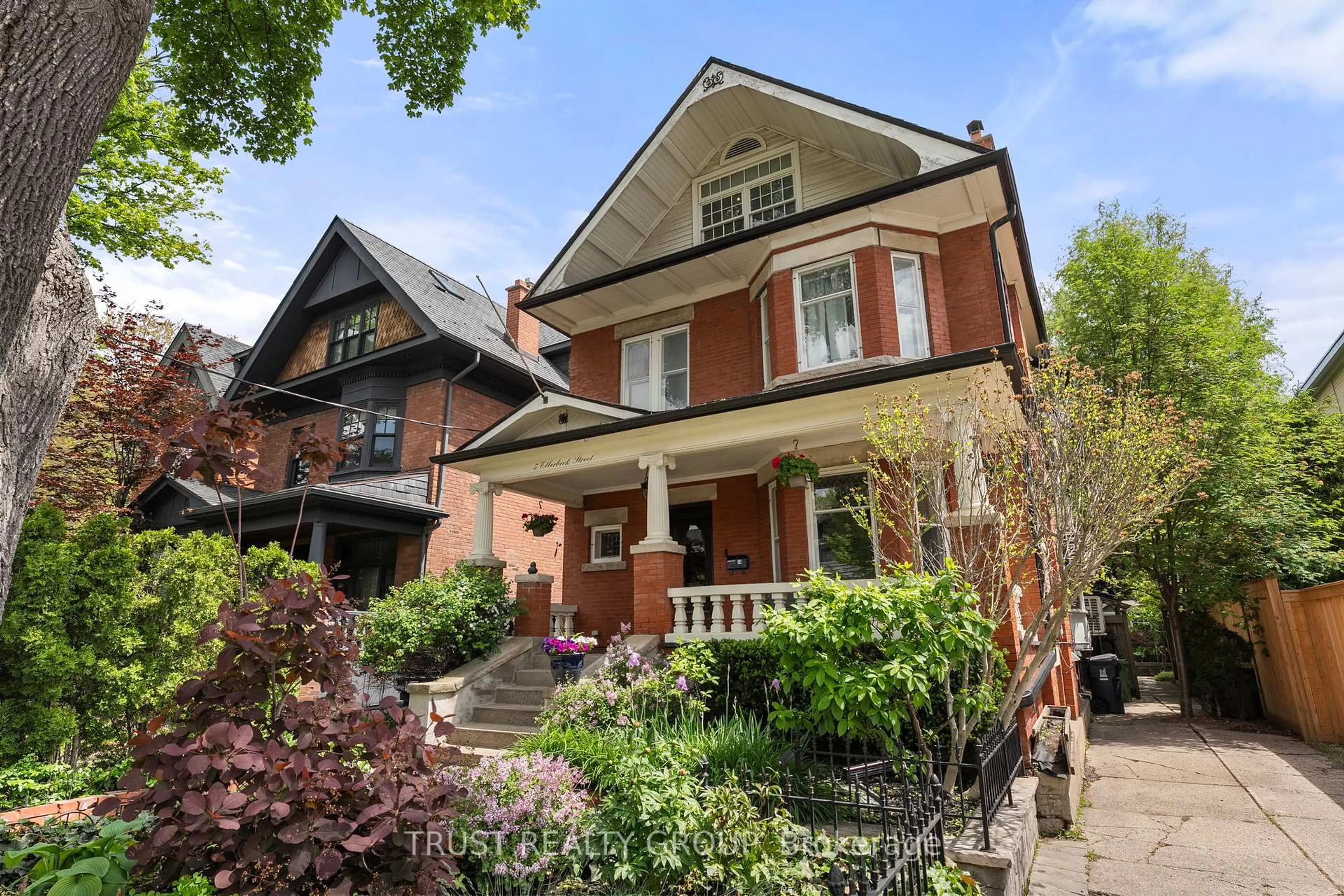 Home with brick exterior material, street for 5 Ellerbeck St, Toronto Ontario M4K 2T6