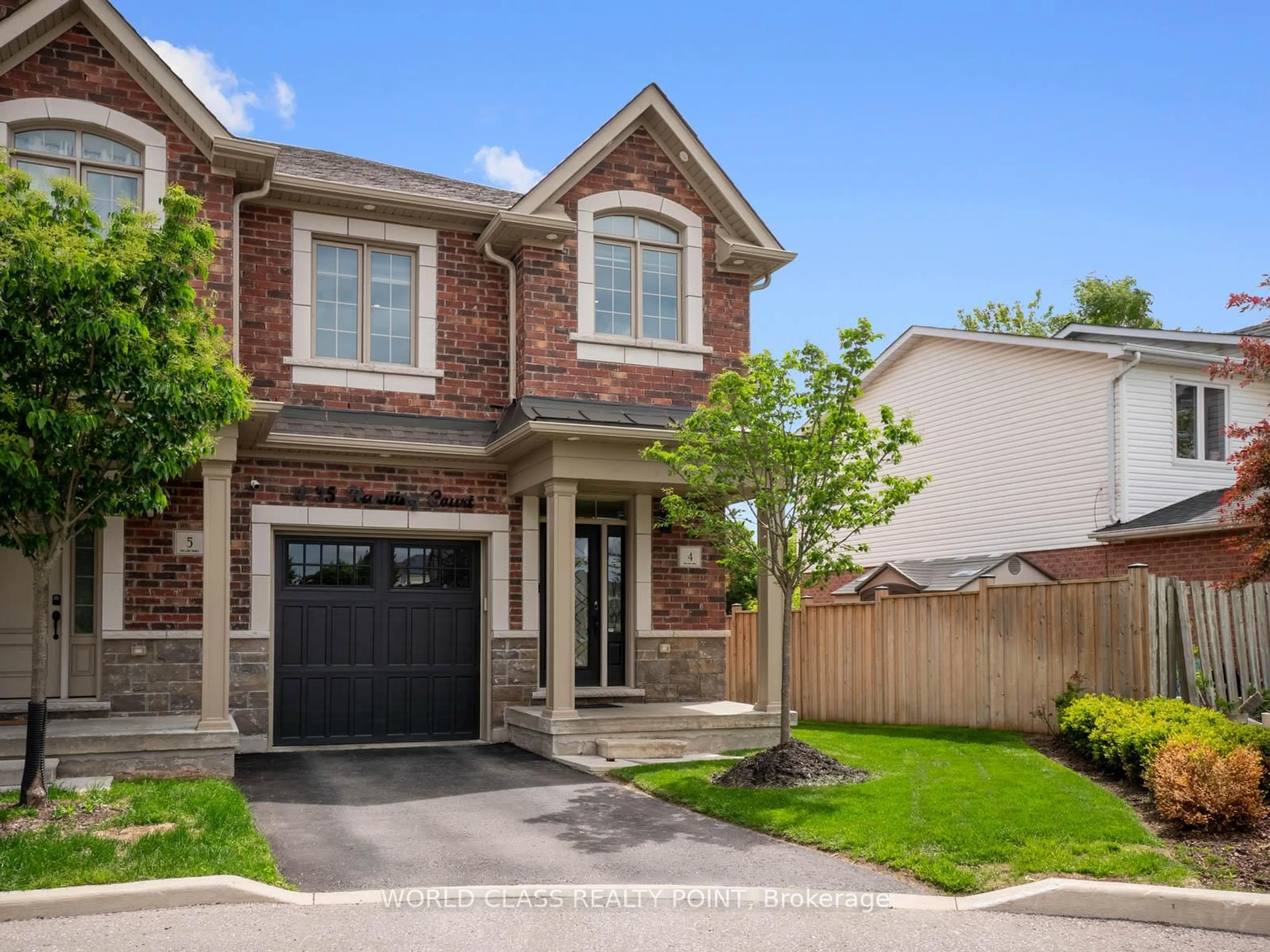 Home with brick exterior material, street for 35 Hanning Crt #4, Clarington Ontario L1C 4R3