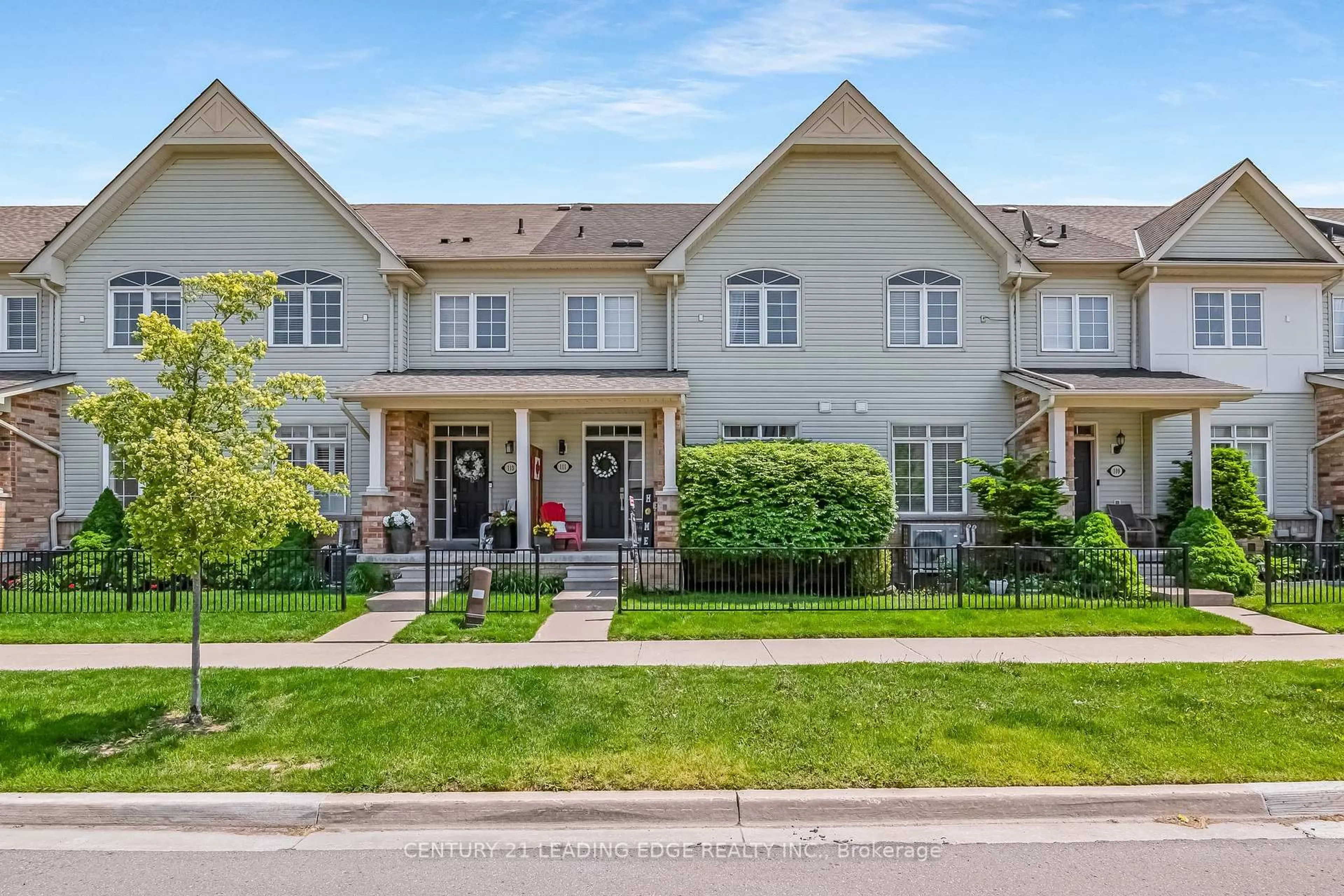 Home with brick exterior material, street for 111 Civic Centre Dr Dr, Whitby Ontario L1R 0C8