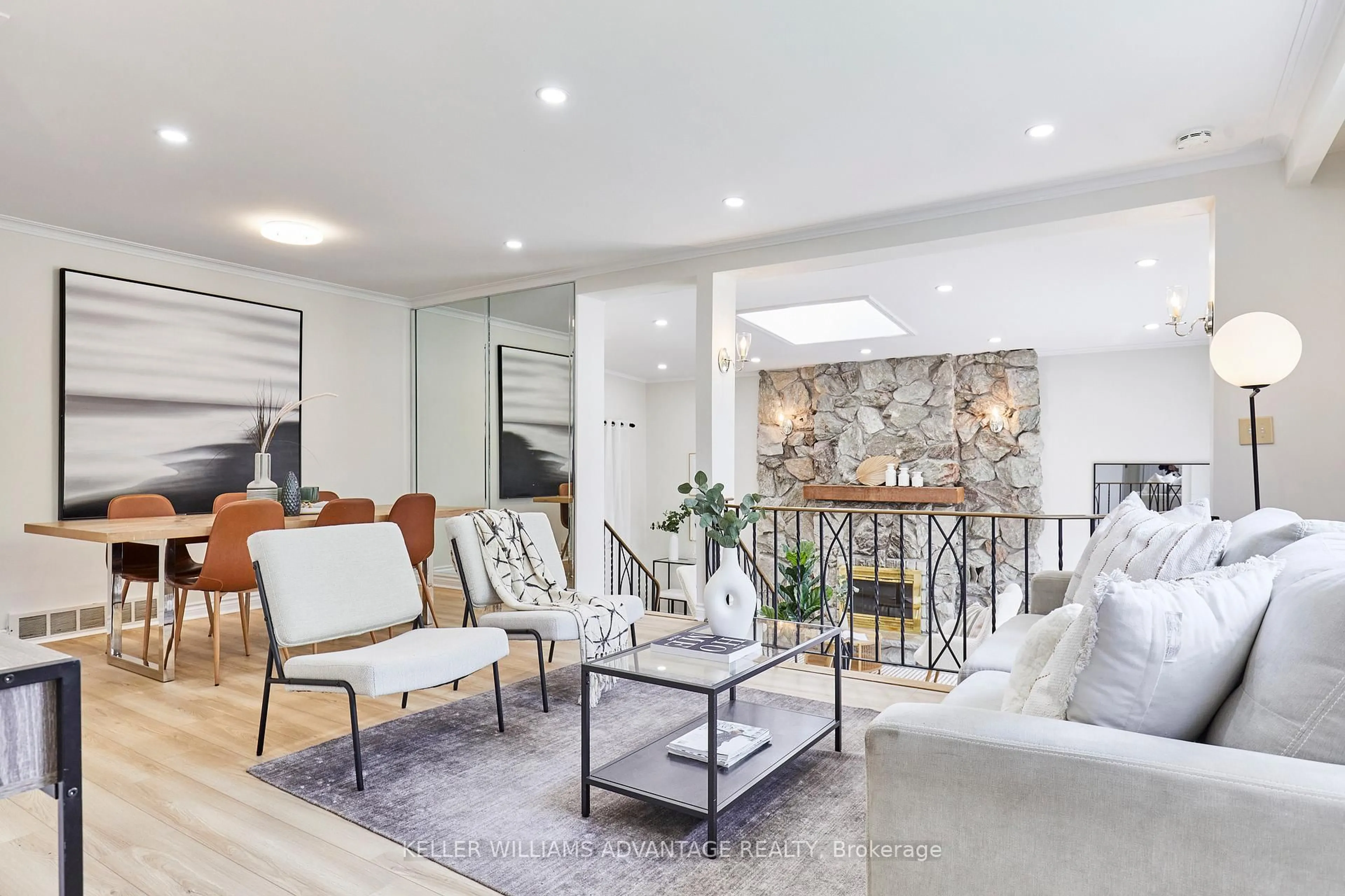 Living room with furniture, unknown for 60 Poplar Rd, Toronto Ontario M1E 1Z3