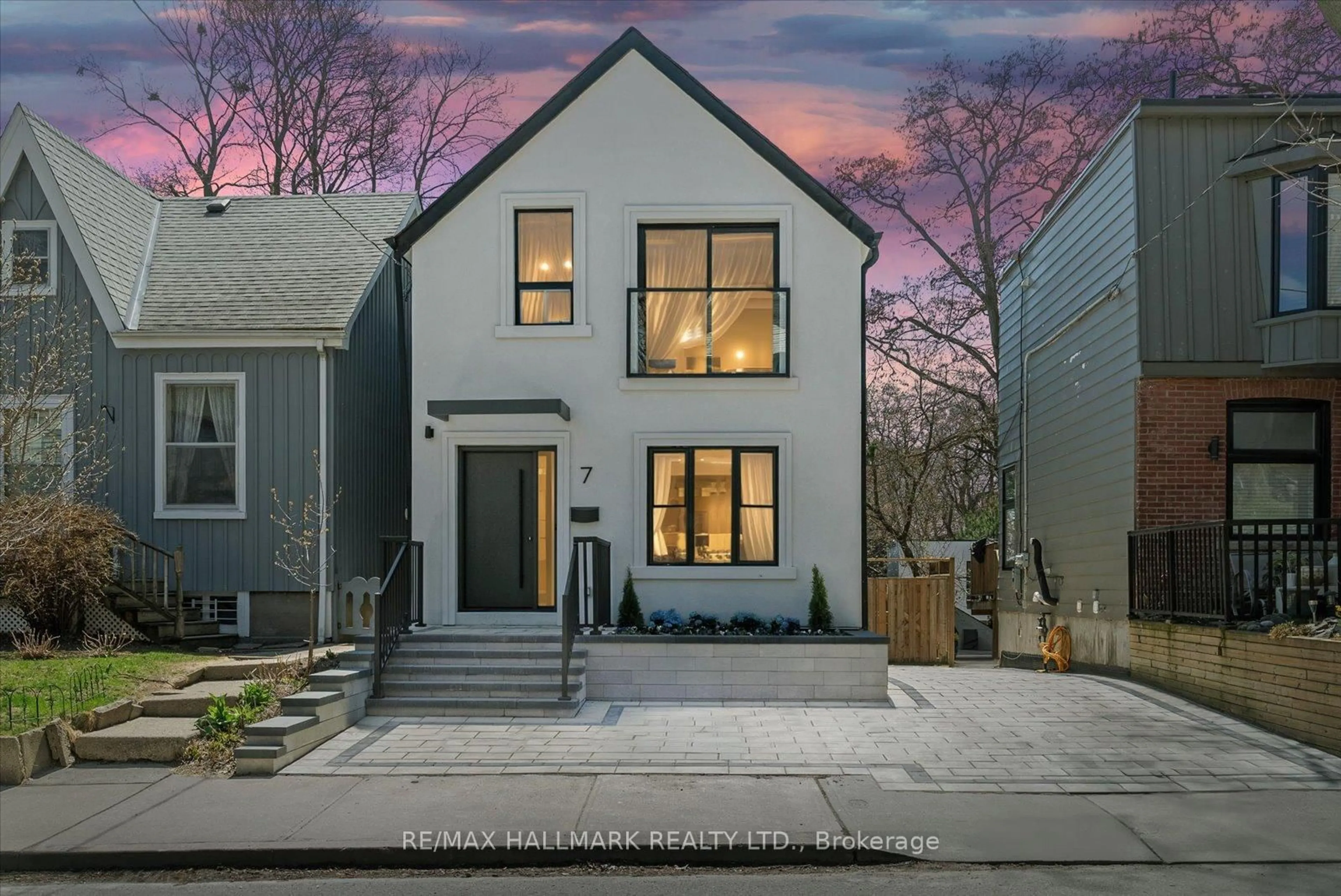 Home with brick exterior material, street for 7 Ivy Ave, Toronto Ontario M4L 2H6