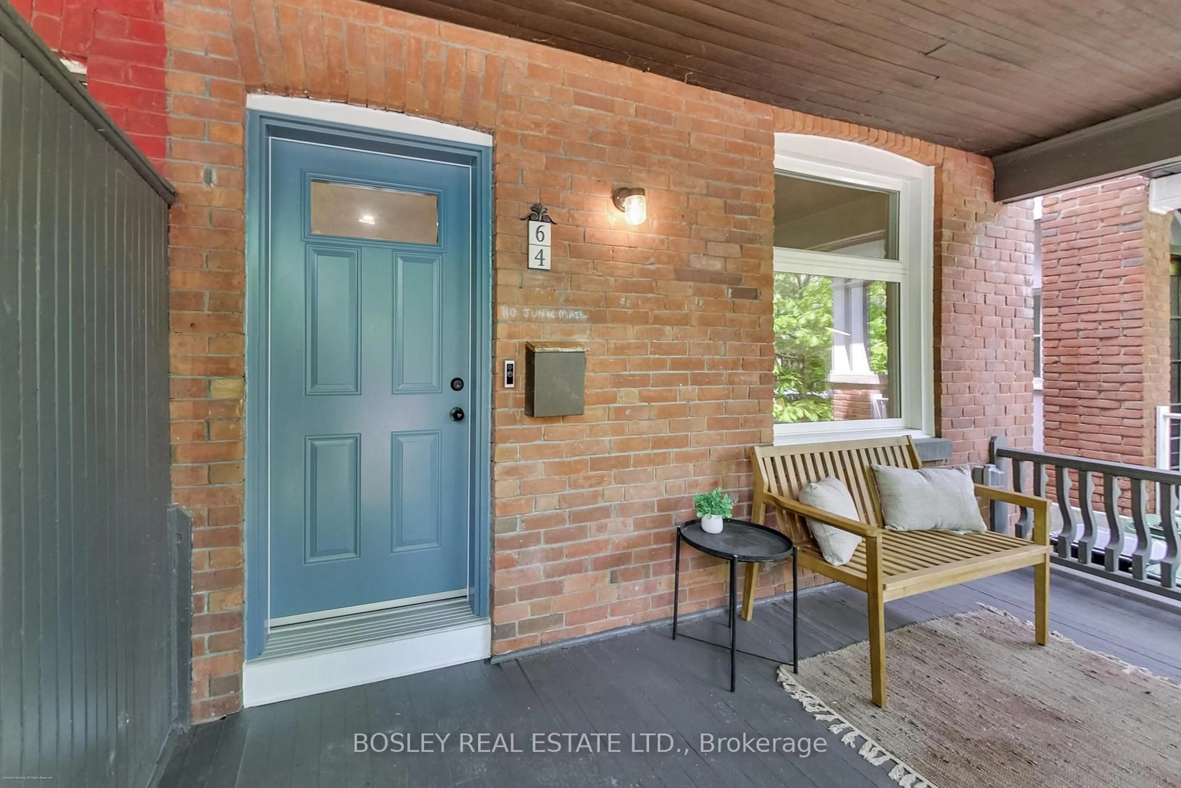 Indoor entryway for 64 Coady Ave, Toronto Ontario M4M 2Y8
