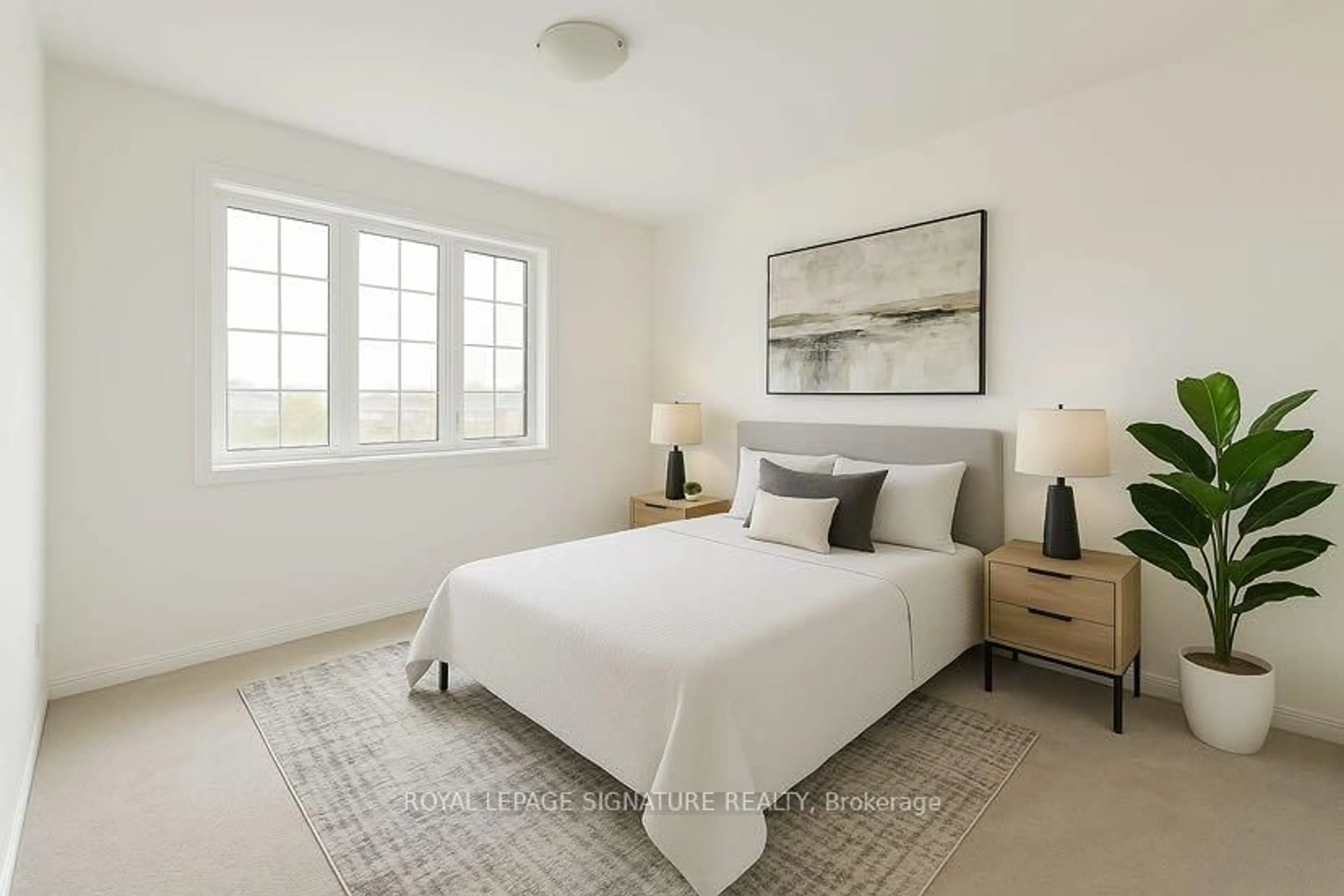 Bedroom with bed, unknown for 2336 Chevron Prince Path #330, Oshawa Ontario L1L 0K8