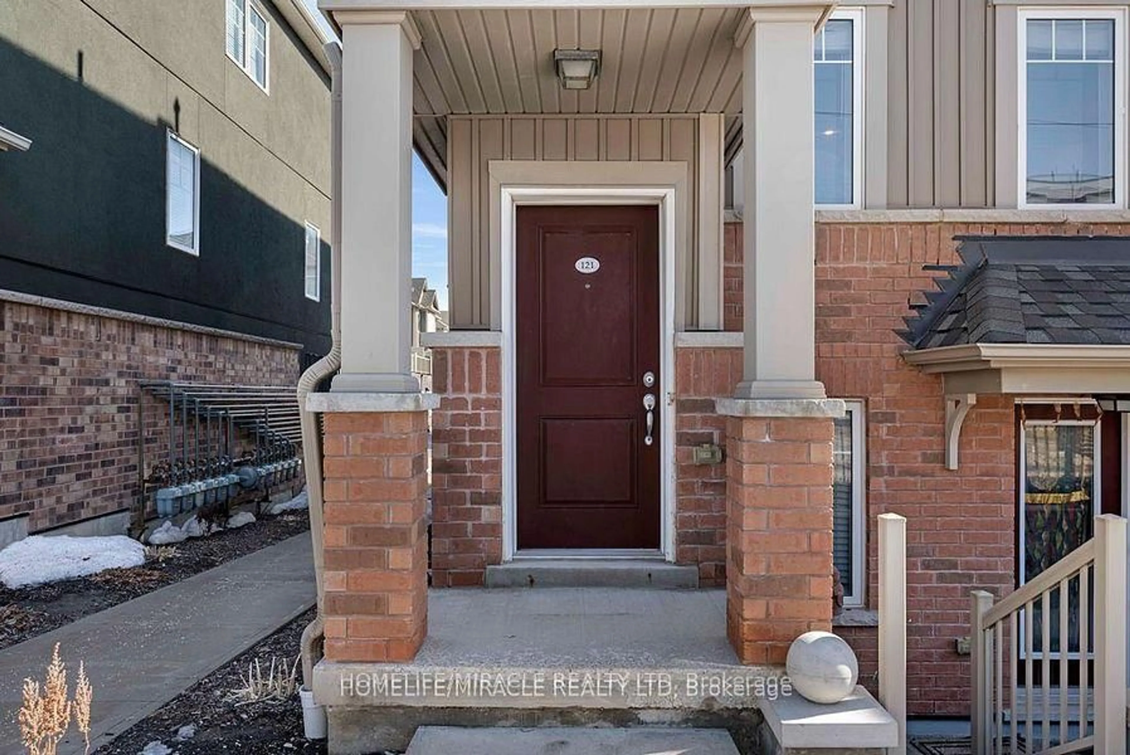 Home with brick exterior material, street for 2500 Hill Rise Crt #121, Oshawa Ontario L1L 0M6