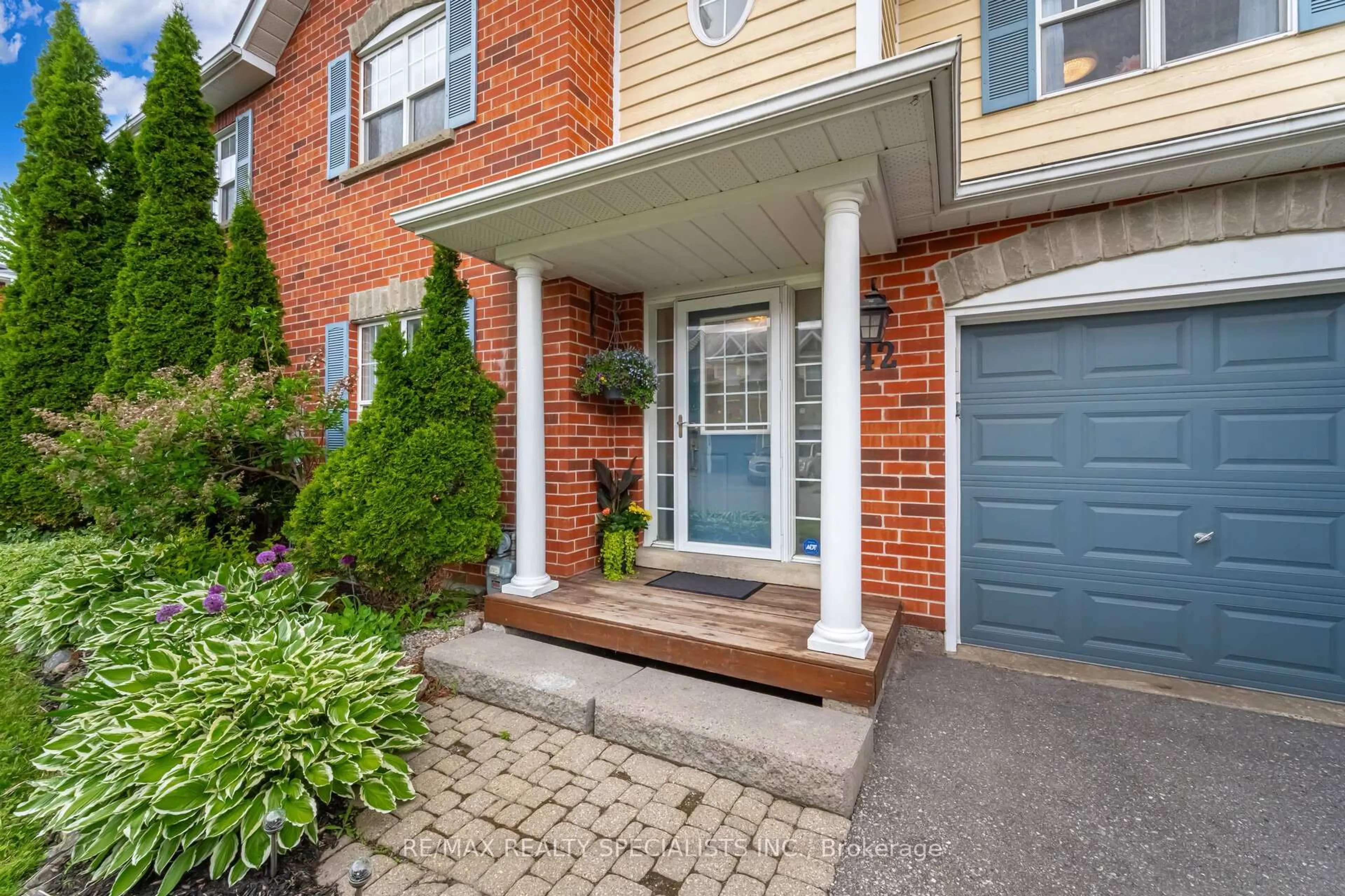 Home with brick exterior material, street for 2800 Courtice Rd #42, Clarington Ontario L1E 2M6