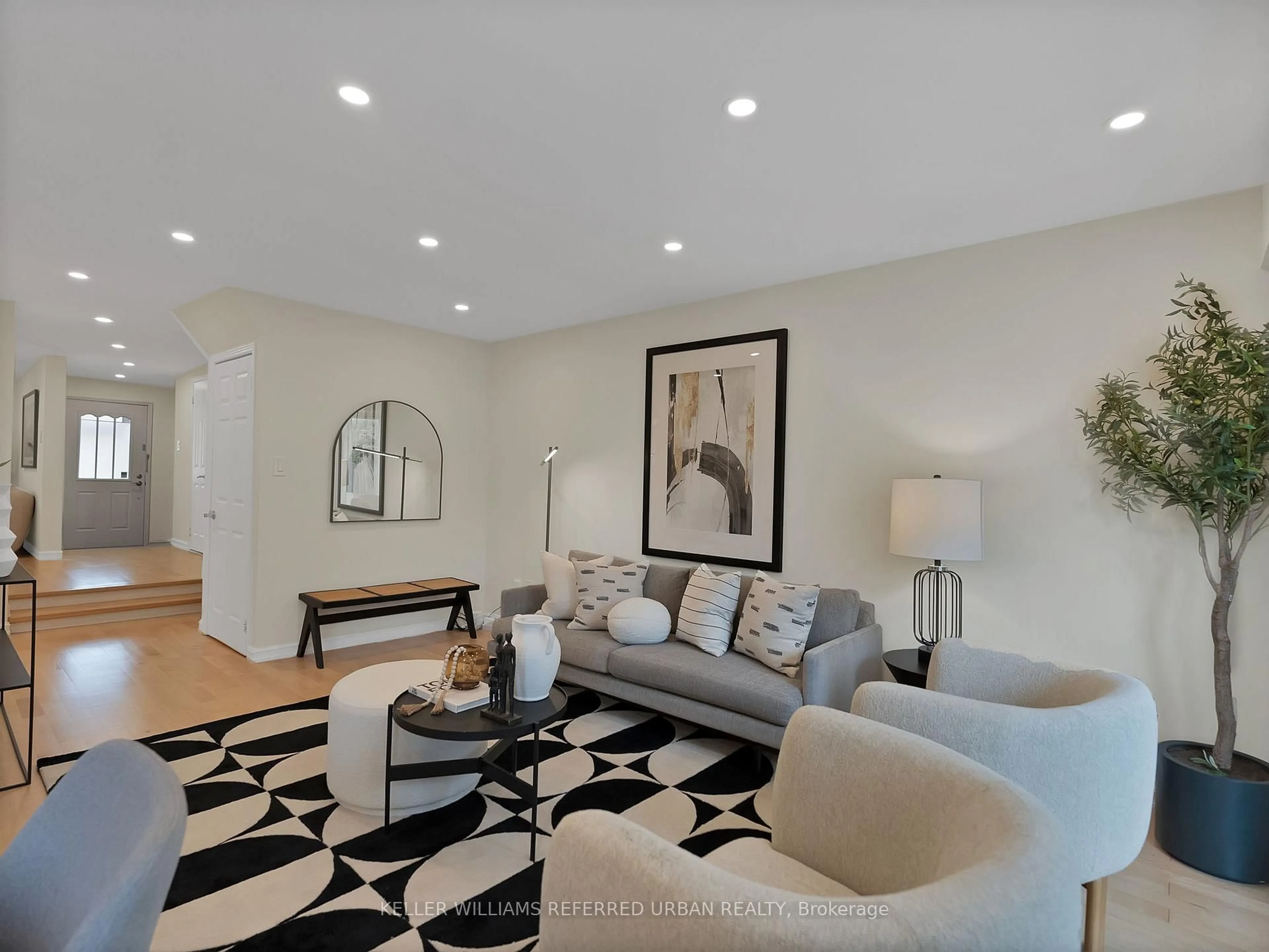 Living room with furniture, unknown for 196 Wintermute Blvd, Toronto Ontario M1W 3L5