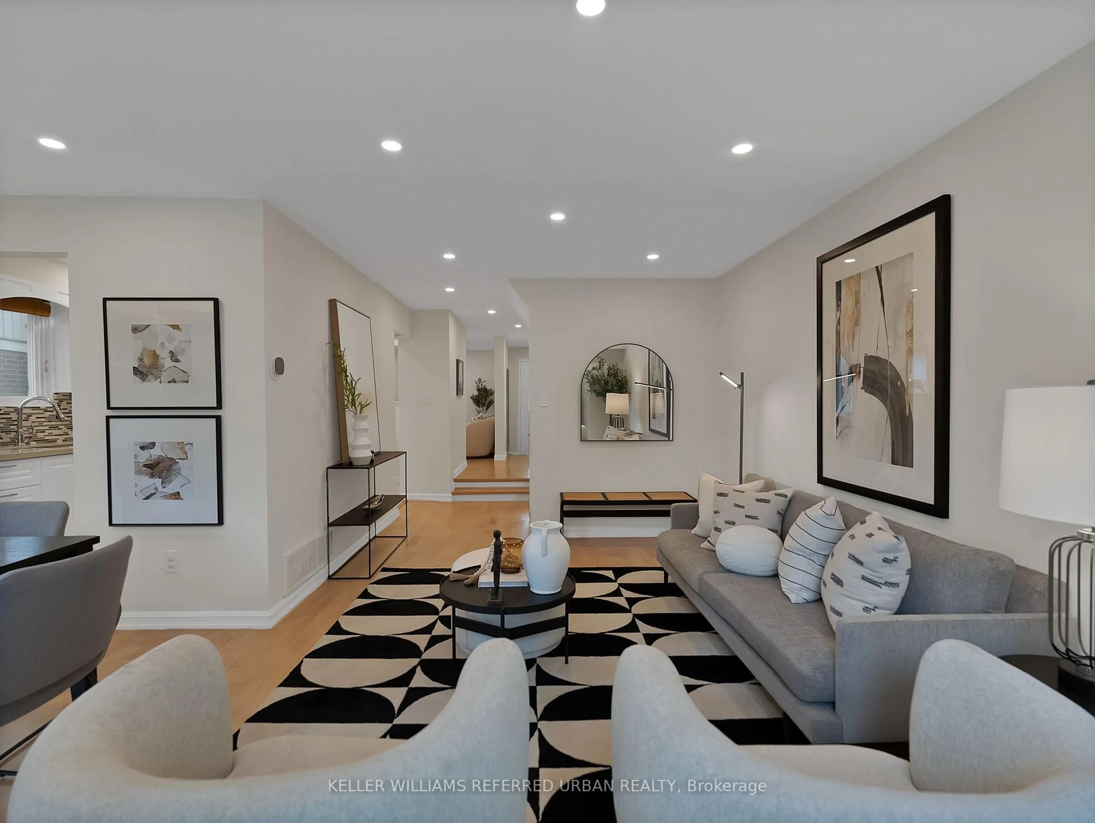 Living room with furniture, unknown for 196 Wintermute Blvd, Toronto Ontario M1W 3L5