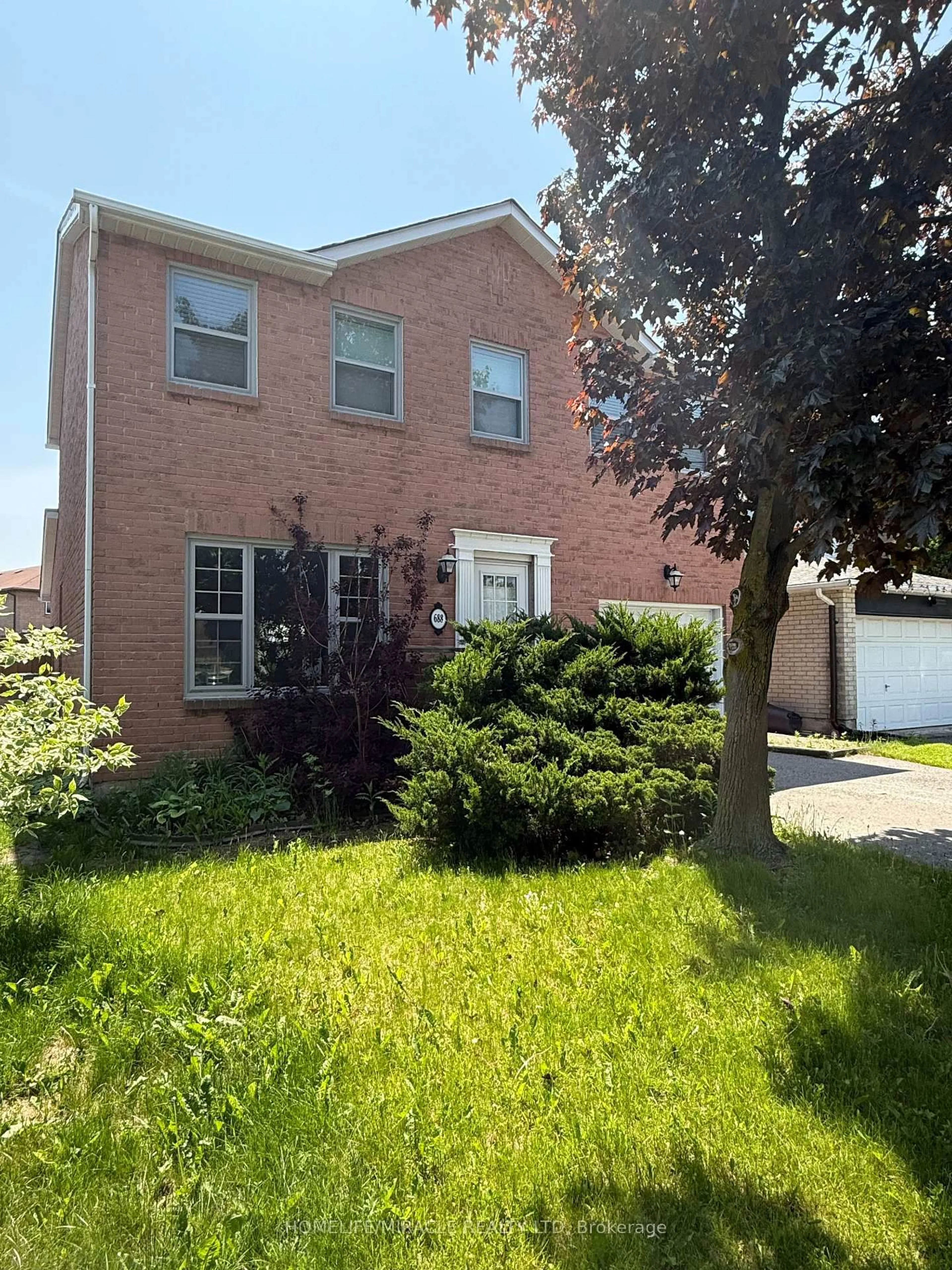 Home with brick exterior material, street for 688 Highview Rd, Pickering Ontario L1V 4V8