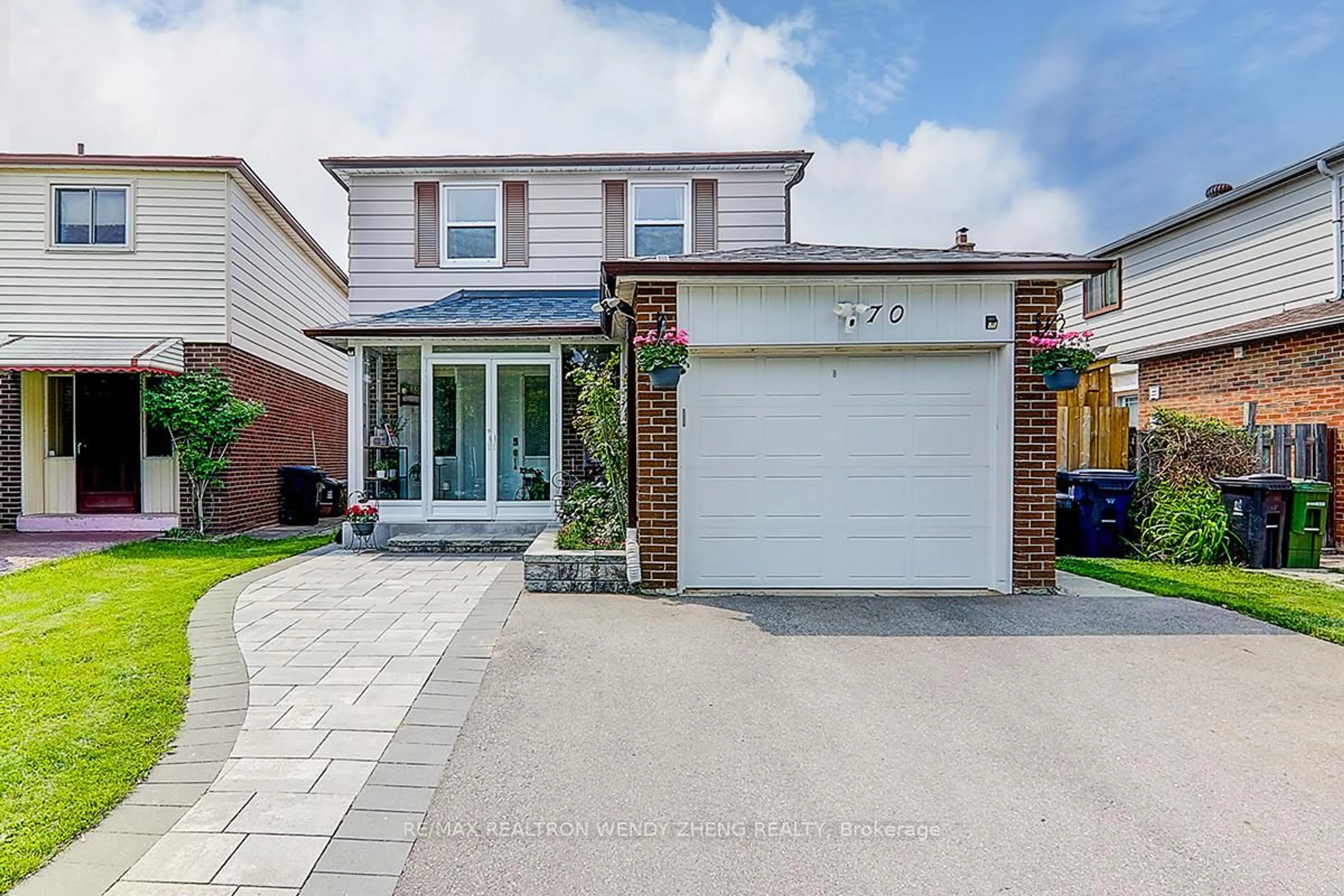 Home with brick exterior material, street for 70 Baylawn Dr, Toronto Ontario M1S 3M3