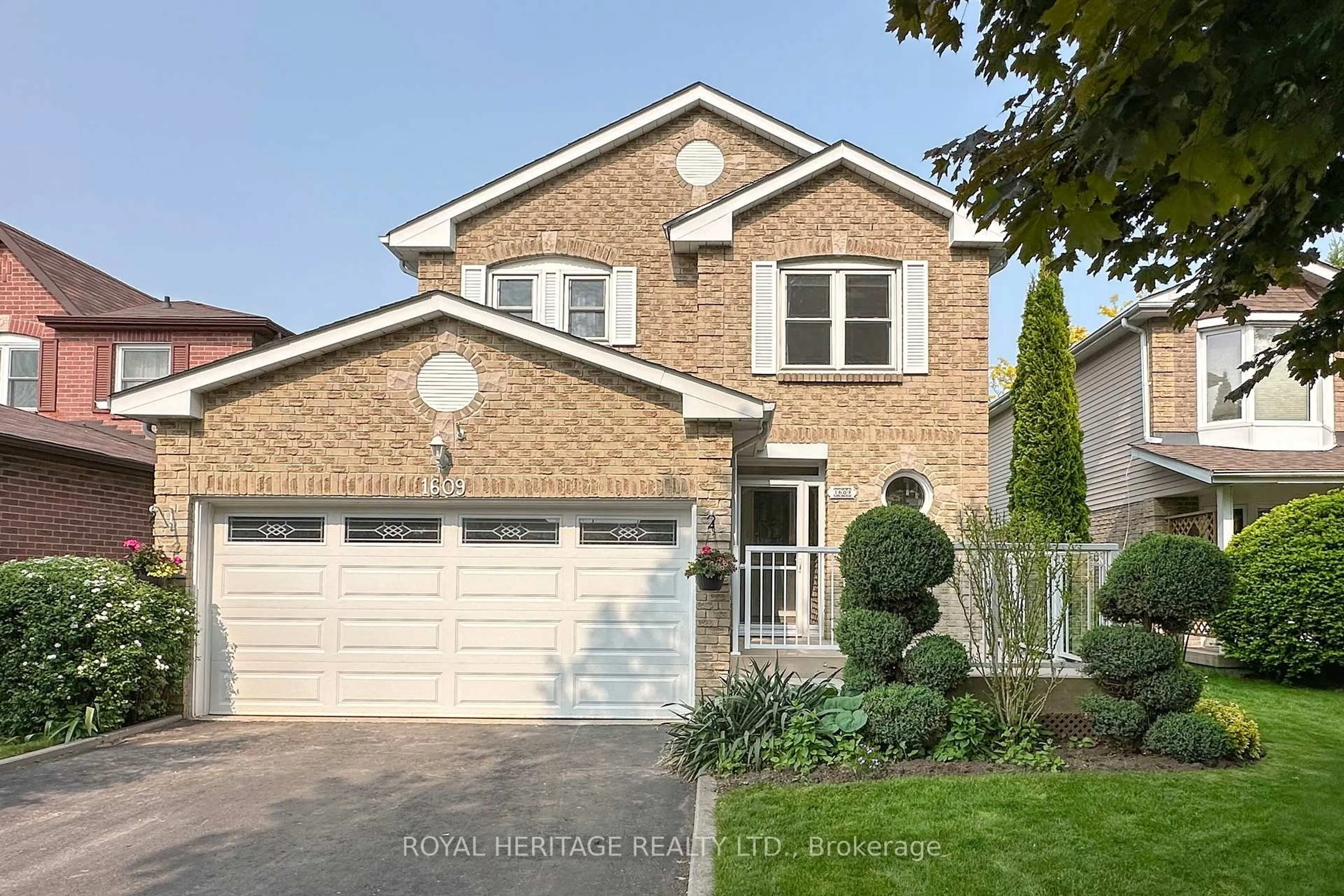 Home with brick exterior material, street for 1609 Rawlings Dr, Pickering Ontario L1V 4Z9