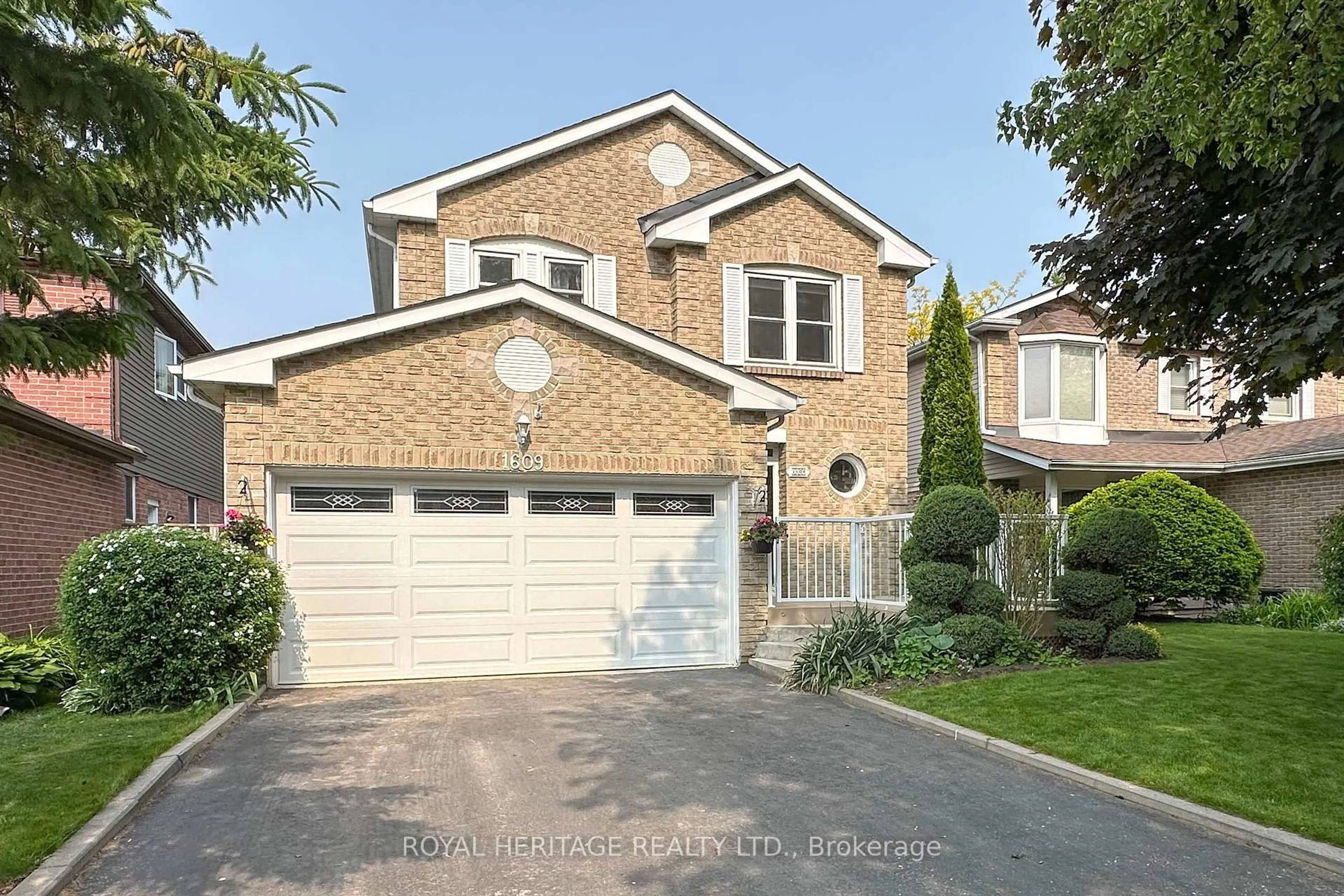 Home with brick exterior material, street for 1609 Rawlings Dr, Pickering Ontario L1V 4Z9