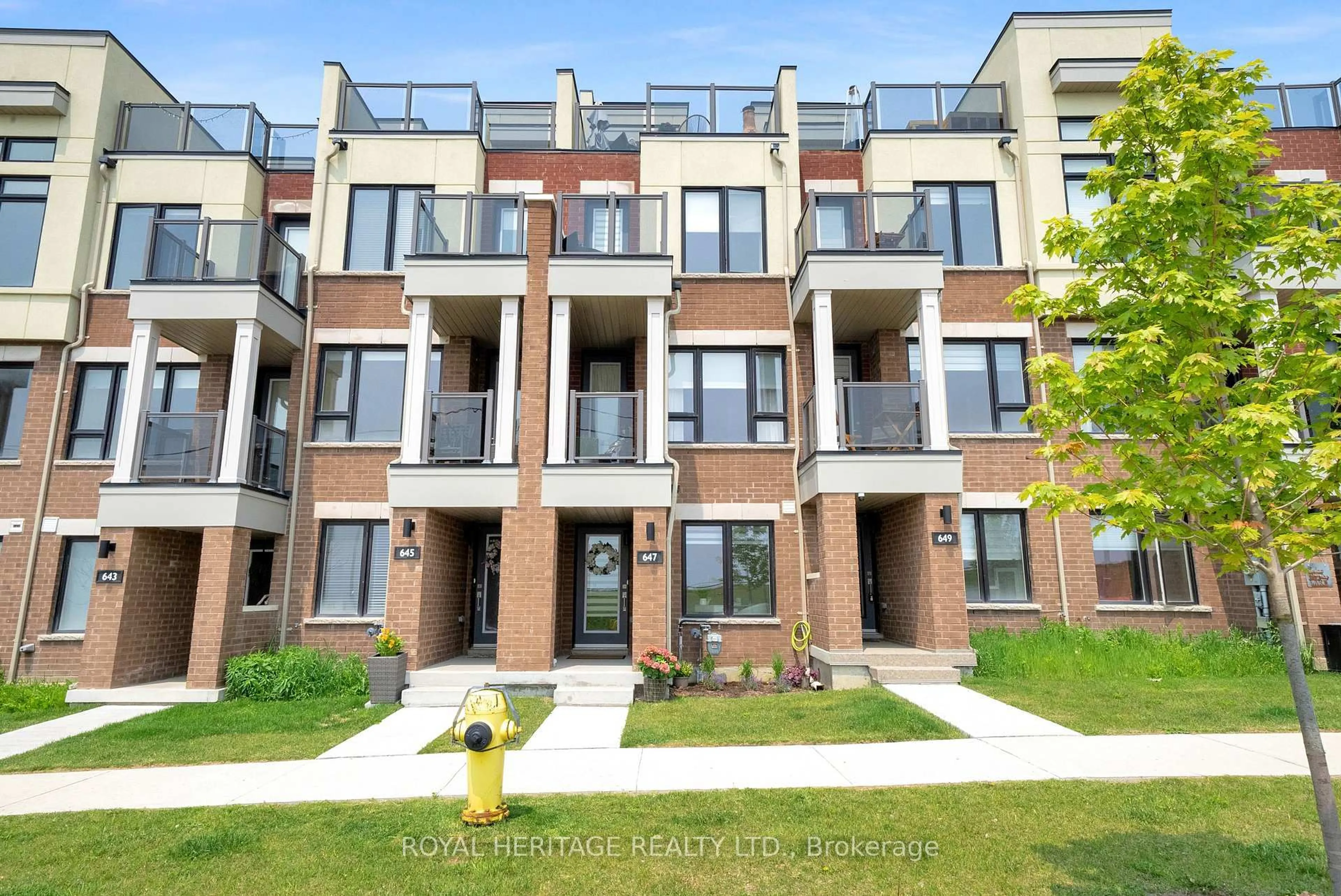 Home with brick exterior material, street for 647 Port Darlington Rd, Clarington Ontario L1C 7G2