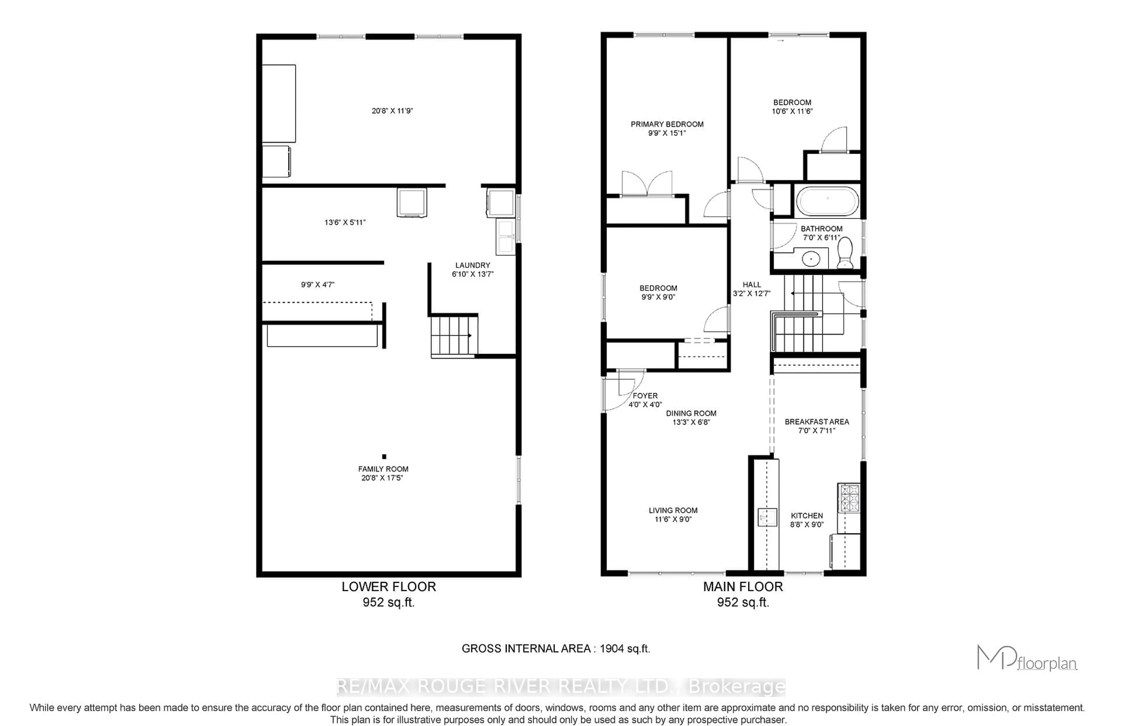 Floor plan for 32 Bow Valley Dr, Toronto Ontario M1G 3J6