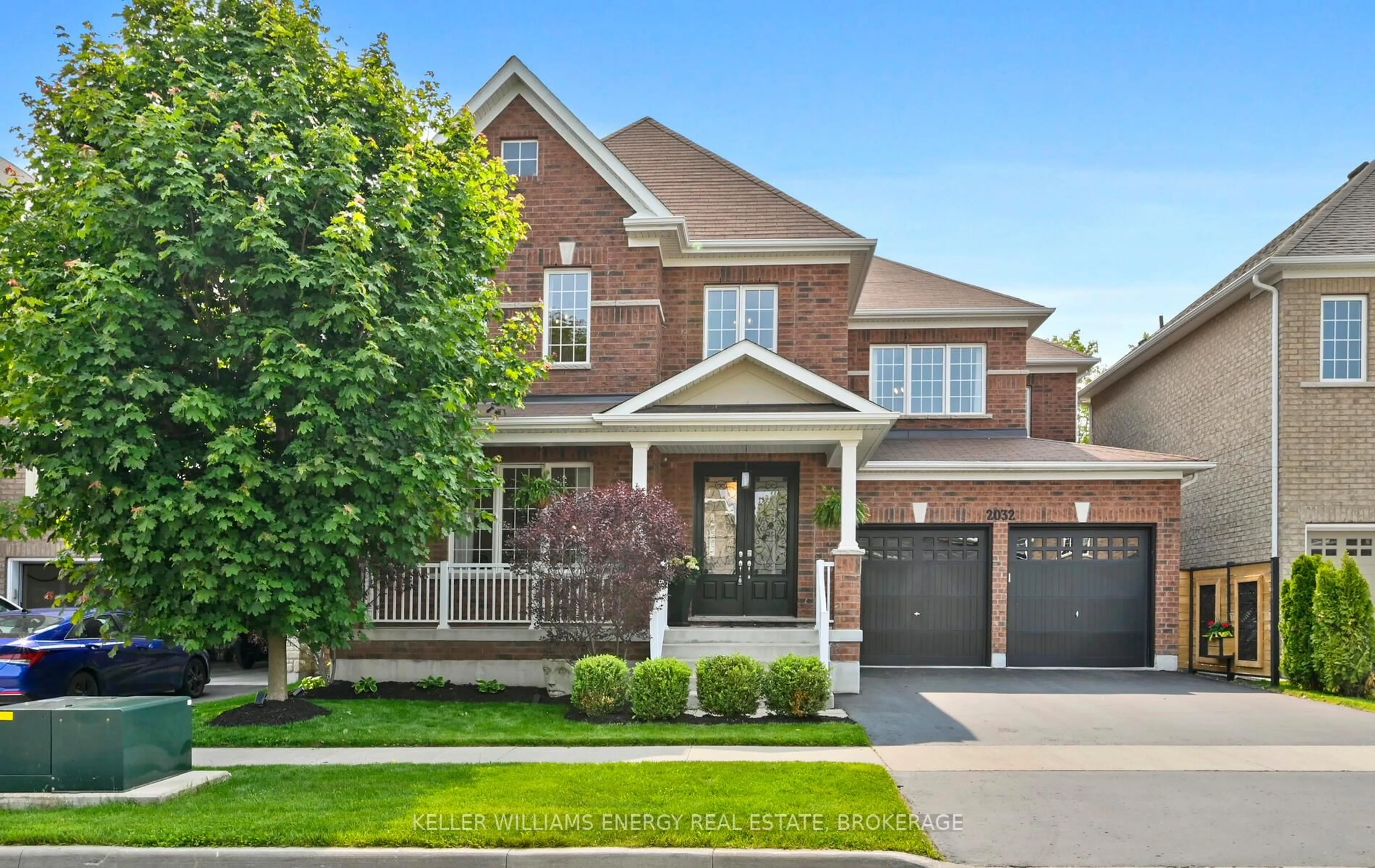 Home with brick exterior material, street for 2032 Kurelo Dr, Oshawa Ontario L1K 0W7