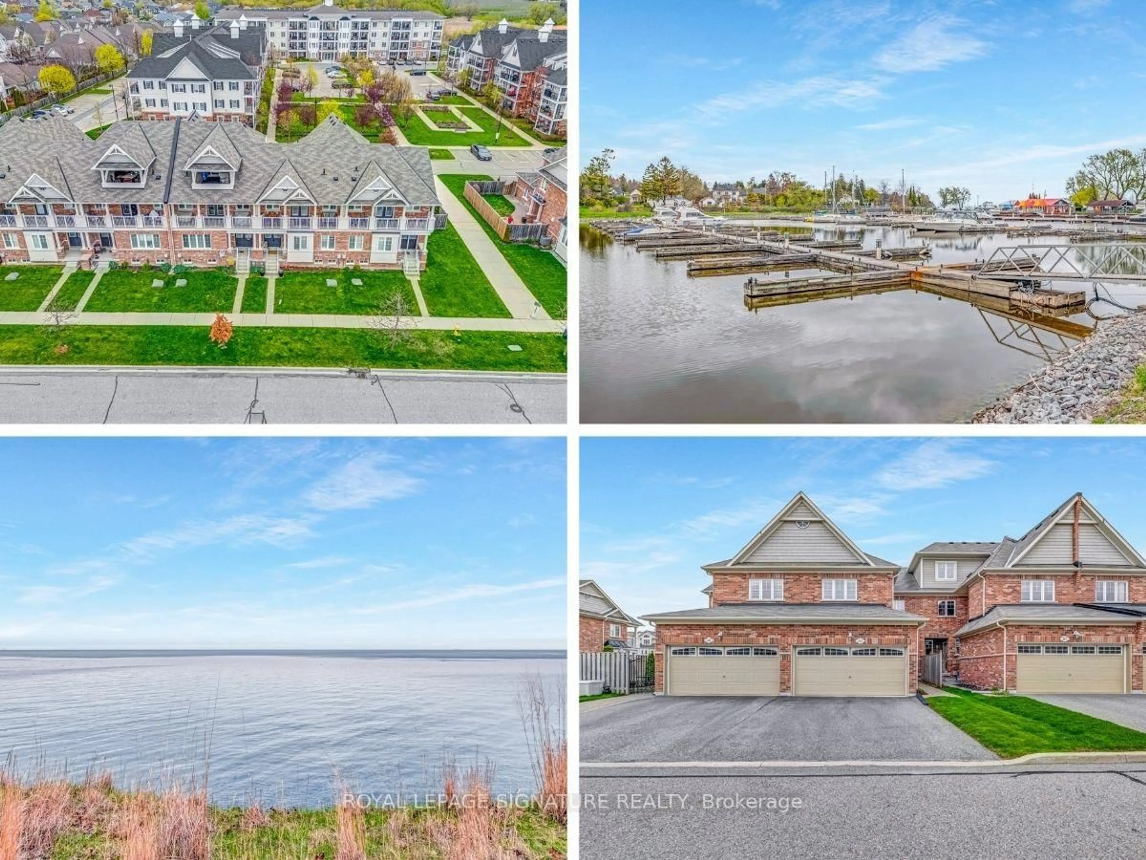 A pic from outside/outdoor area/front of a property/back of a property/a pic from drone, water/lake/river/ocean view for 322 Lakebreeze Dr, Clarington Ontario L1B 0A1