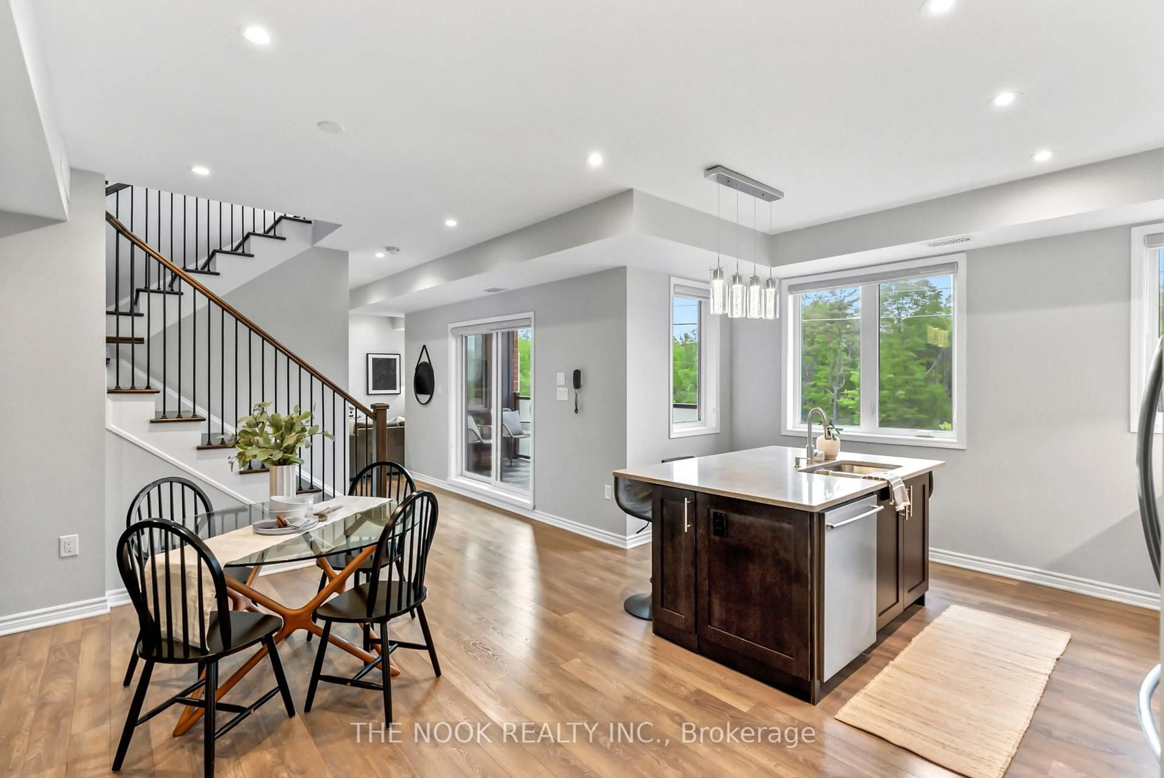 Open concept kitchen, unknown for 1148 Dragonfly Ave #306, Pickering Ontario L1X 0H5