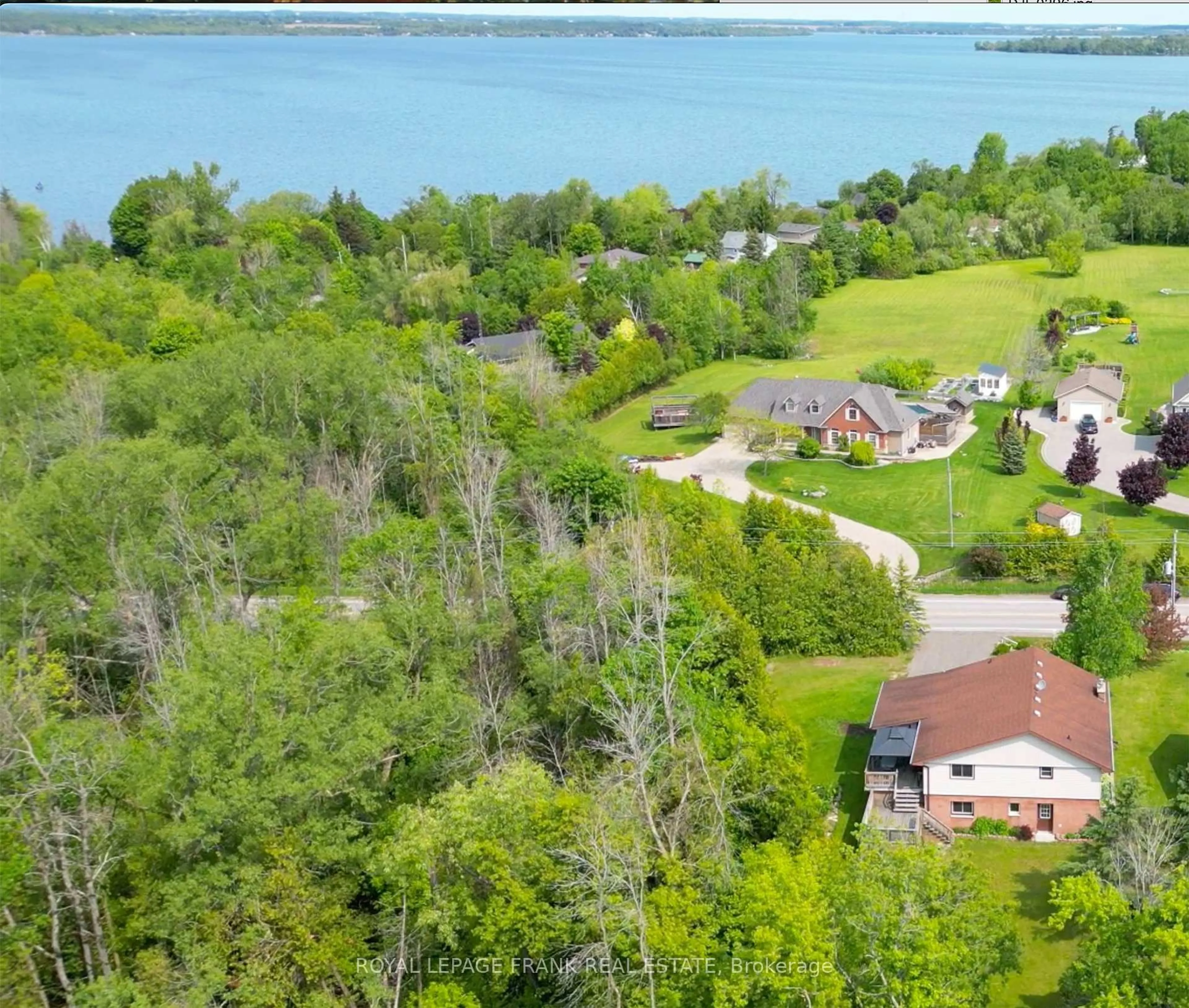 A pic from outside/outdoor area/front of a property/back of a property/a pic from drone, water/lake/river/ocean view for 3818 Regional Rd, Scugog Ontario L0B 1E0