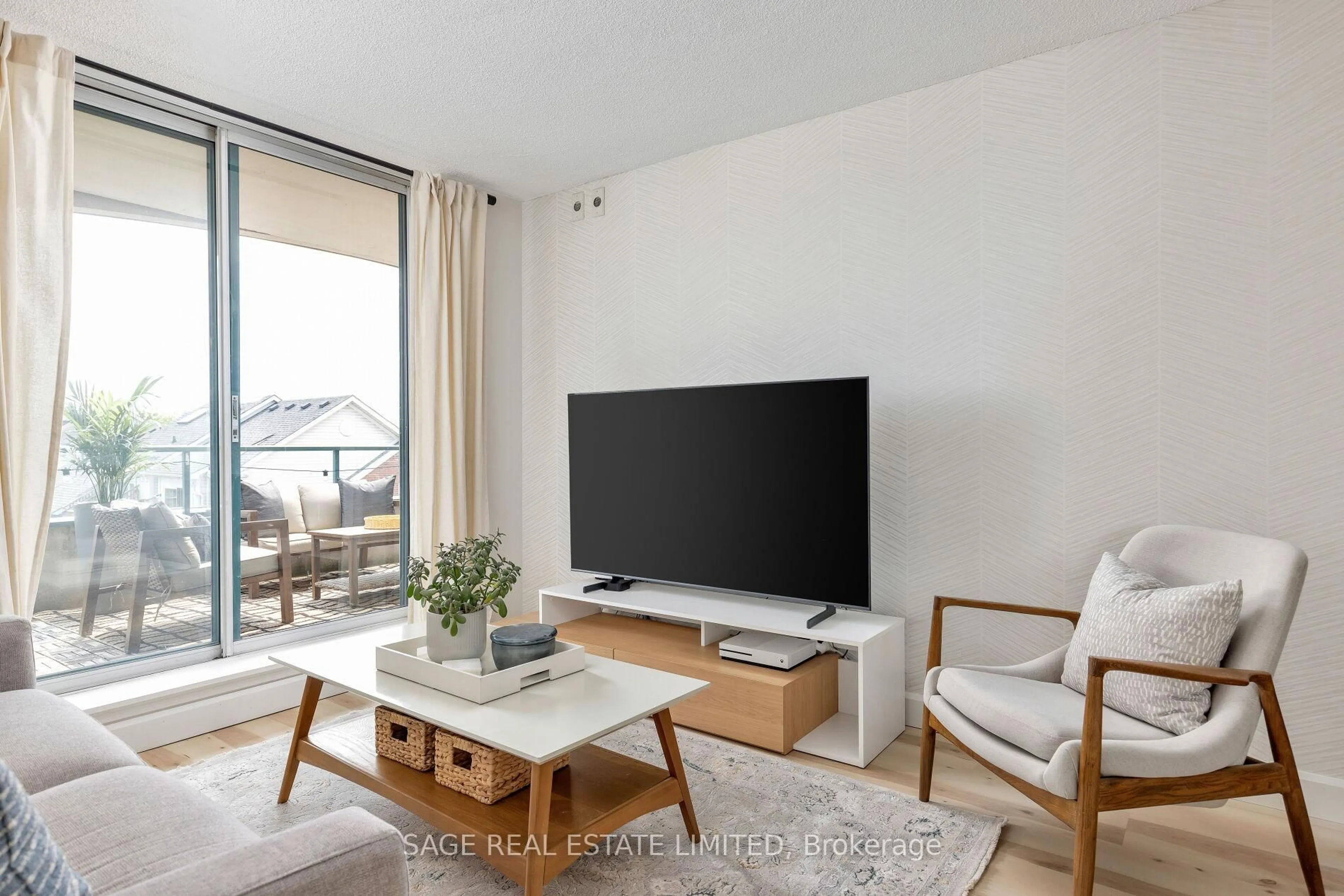 Living room with furniture, unknown for 1765 Queen St #401, Toronto Ontario M4L 3Z2