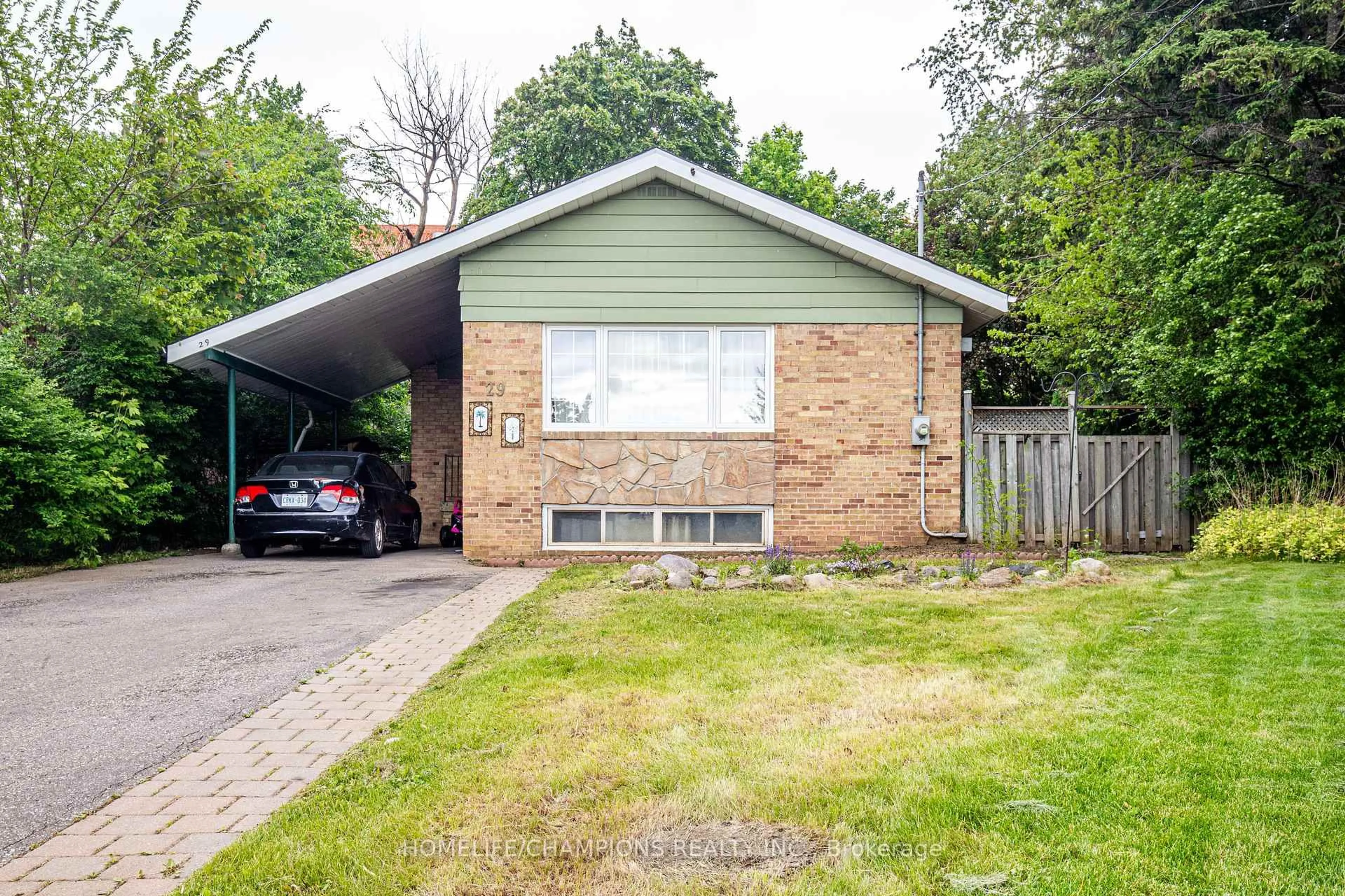 Home with brick exterior material, street for 29 Penzance Dr, Toronto Ontario M1K 4Z4