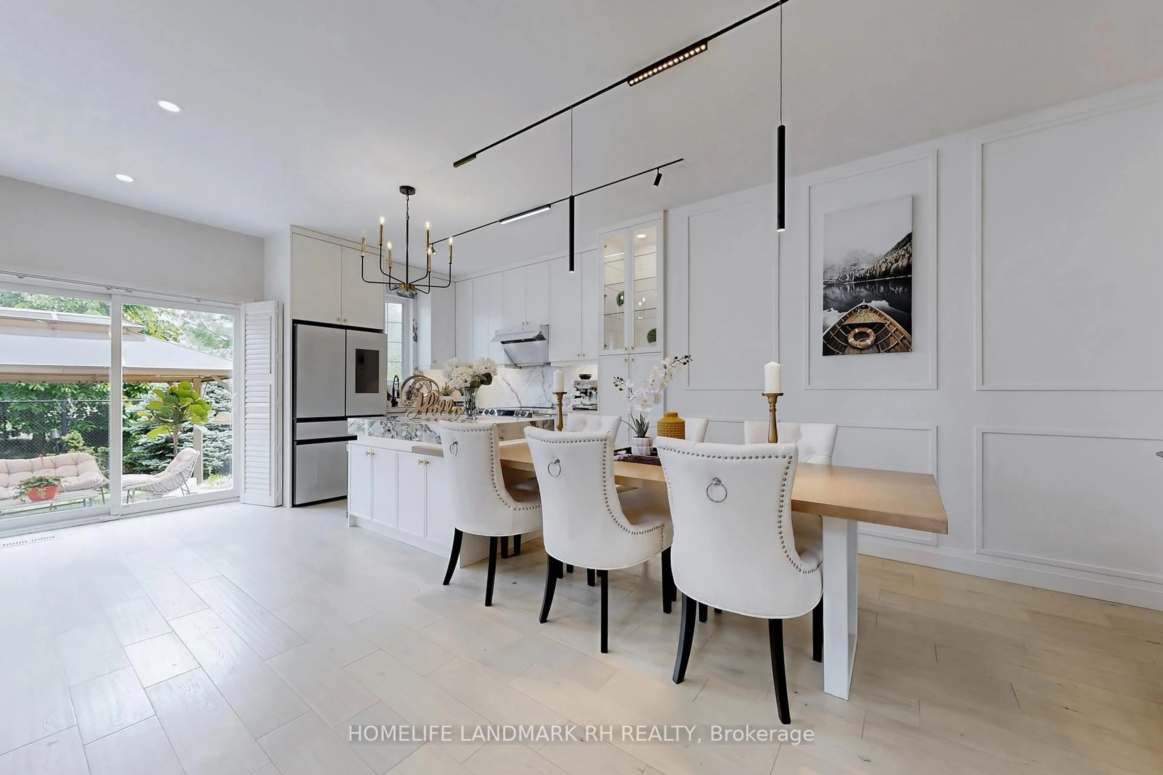 Contemporary kitchen, ceramic/tile floor for 1 Mac Frost Way, Toronto Ontario M1X 2A7