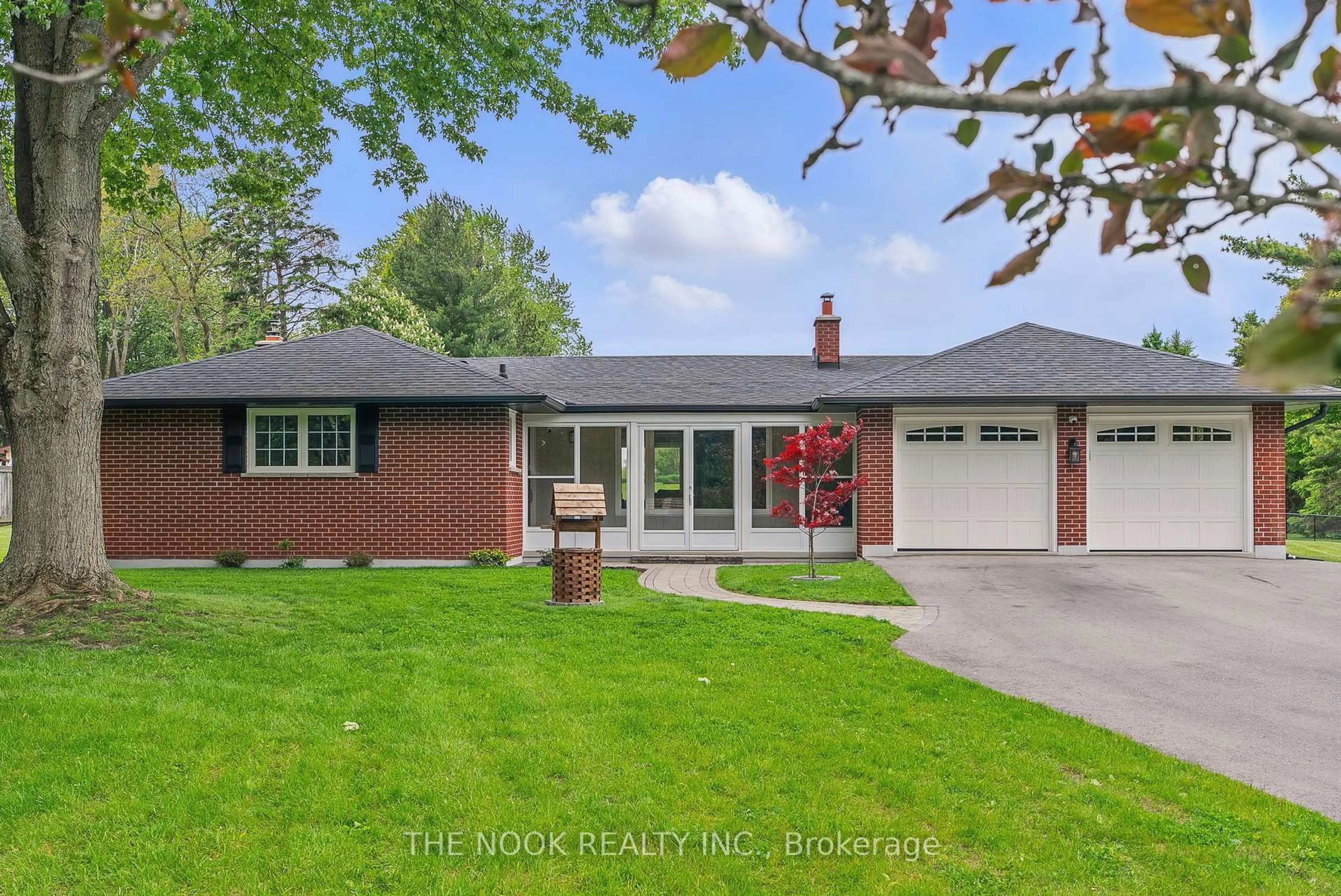 Home with brick exterior material, street for 1934 Cobbledick Rd, Clarington Ontario L1B 0M1