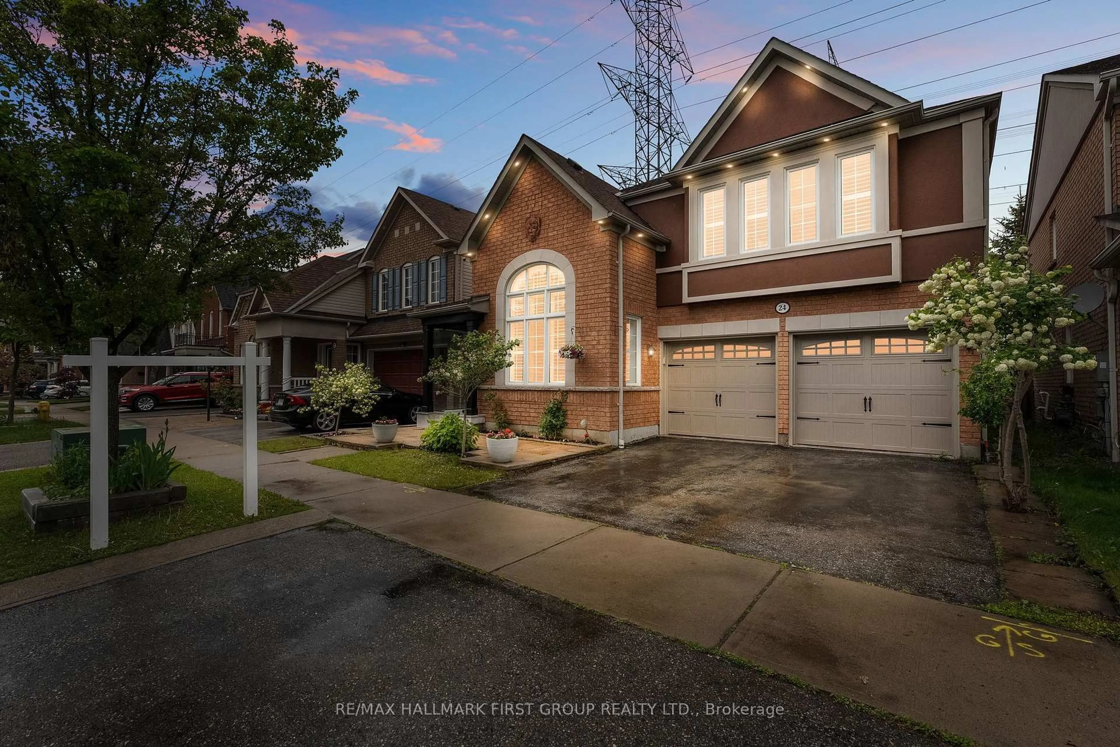 Home with brick exterior material, street for 24 Grainger Cres, Ajax Ontario L1T 4Y7