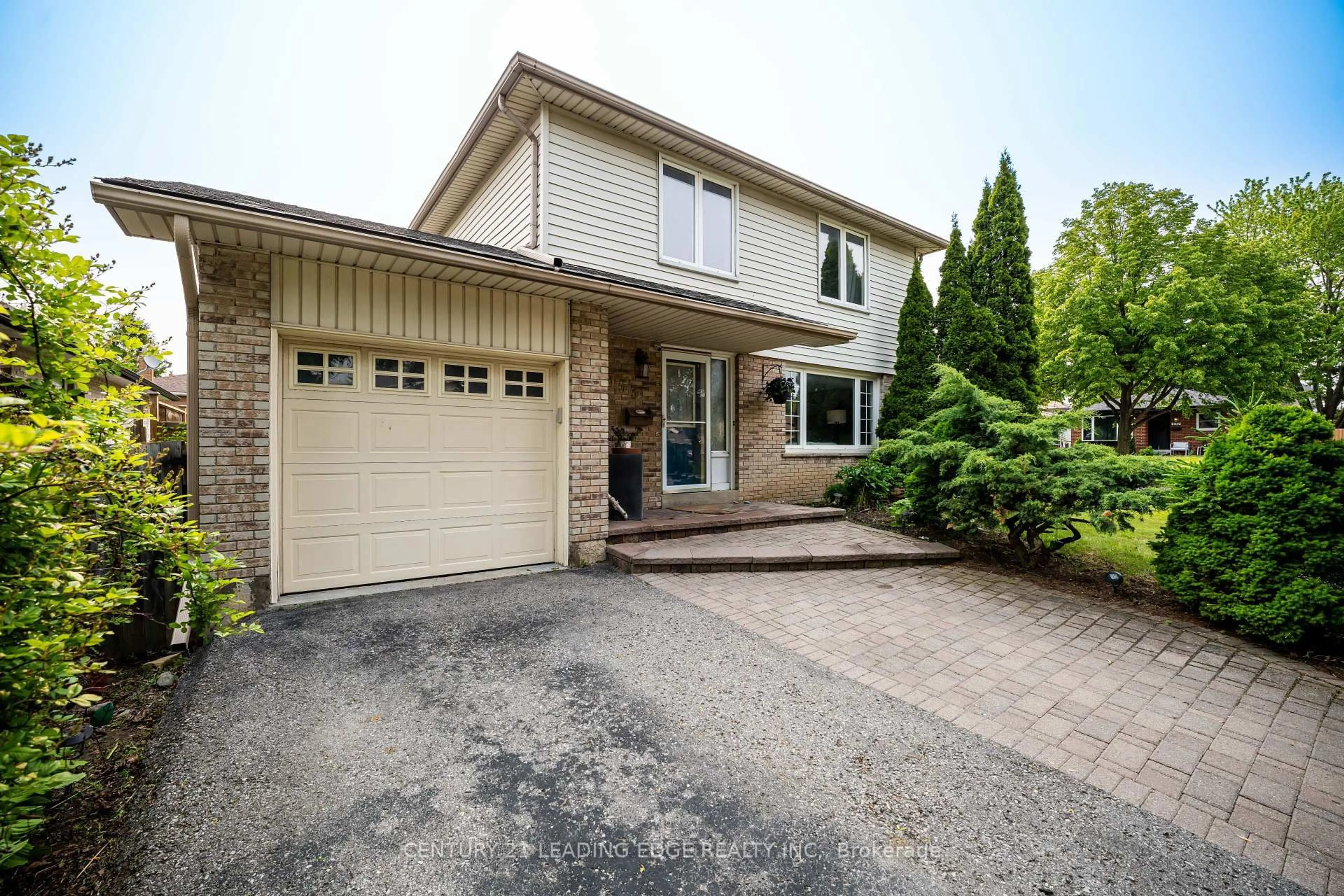Home with brick exterior material, street for 353 Fleetwood Dr, Oshawa Ontario XL1 K1B9