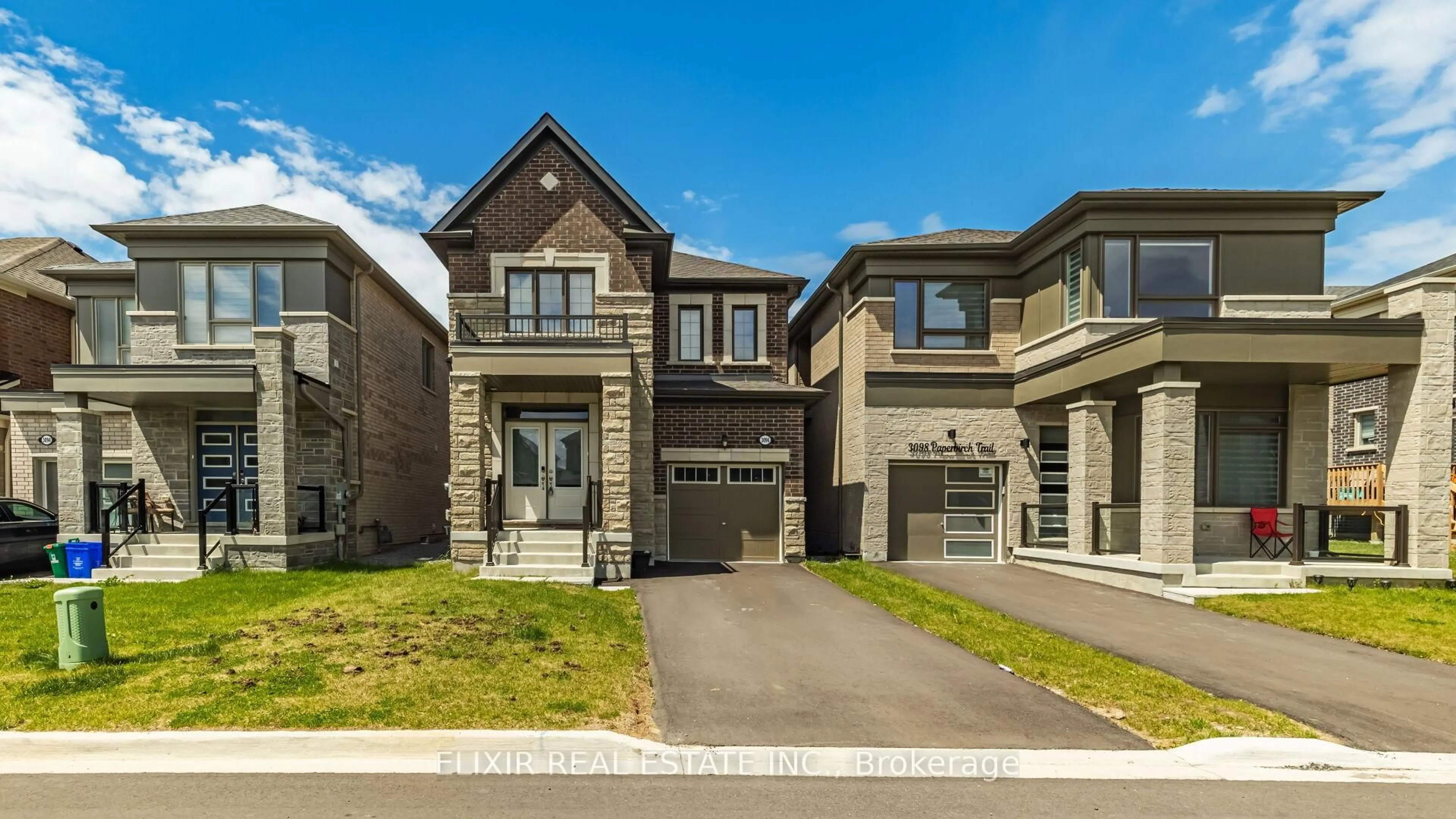Home with brick exterior material, street for 3096 Paperbirch Tr, Pickering Ontario L1X 0J9