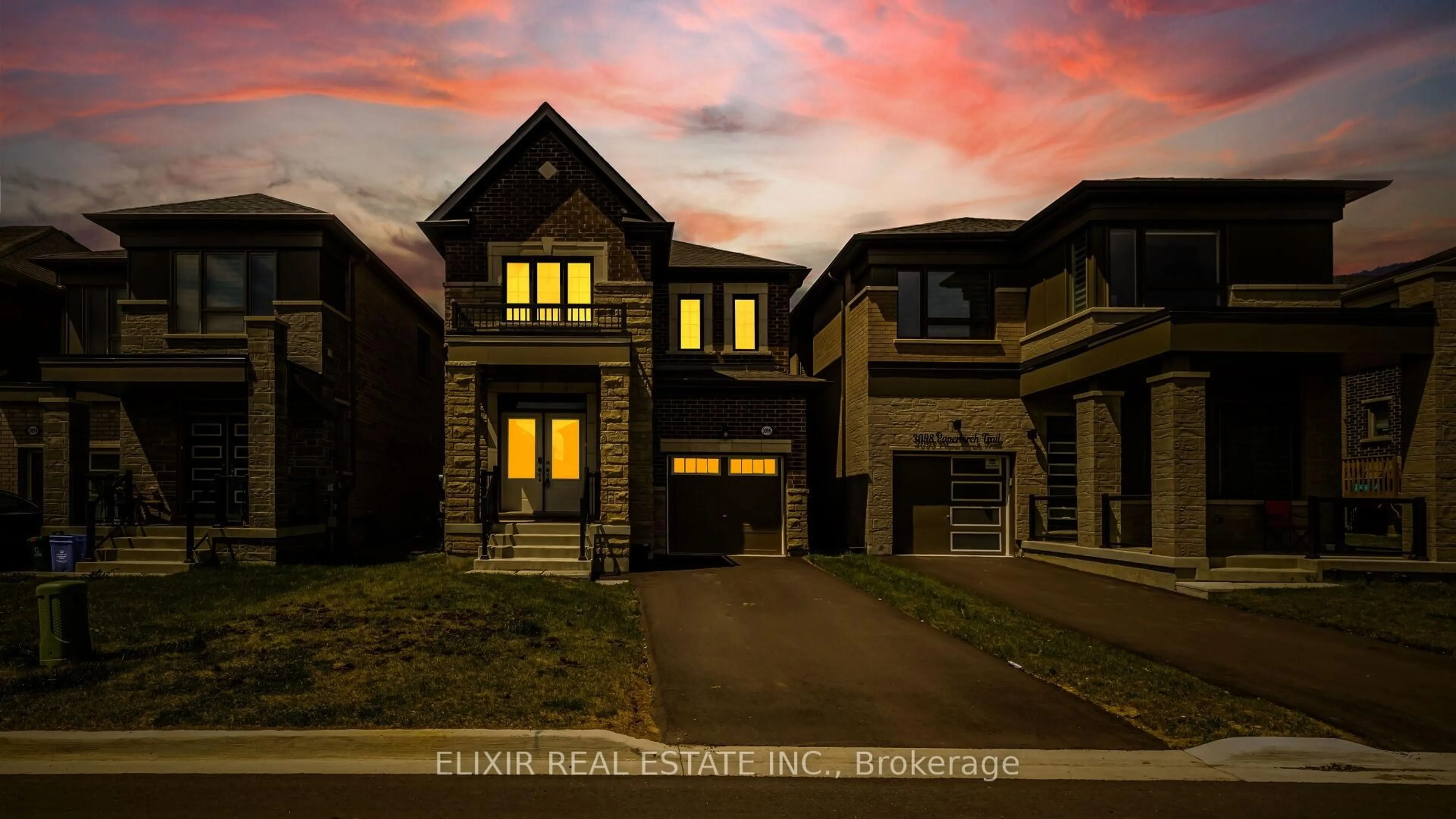 Home with brick exterior material, street for 3096 Paperbirch Tr, Pickering Ontario L1X 0J9