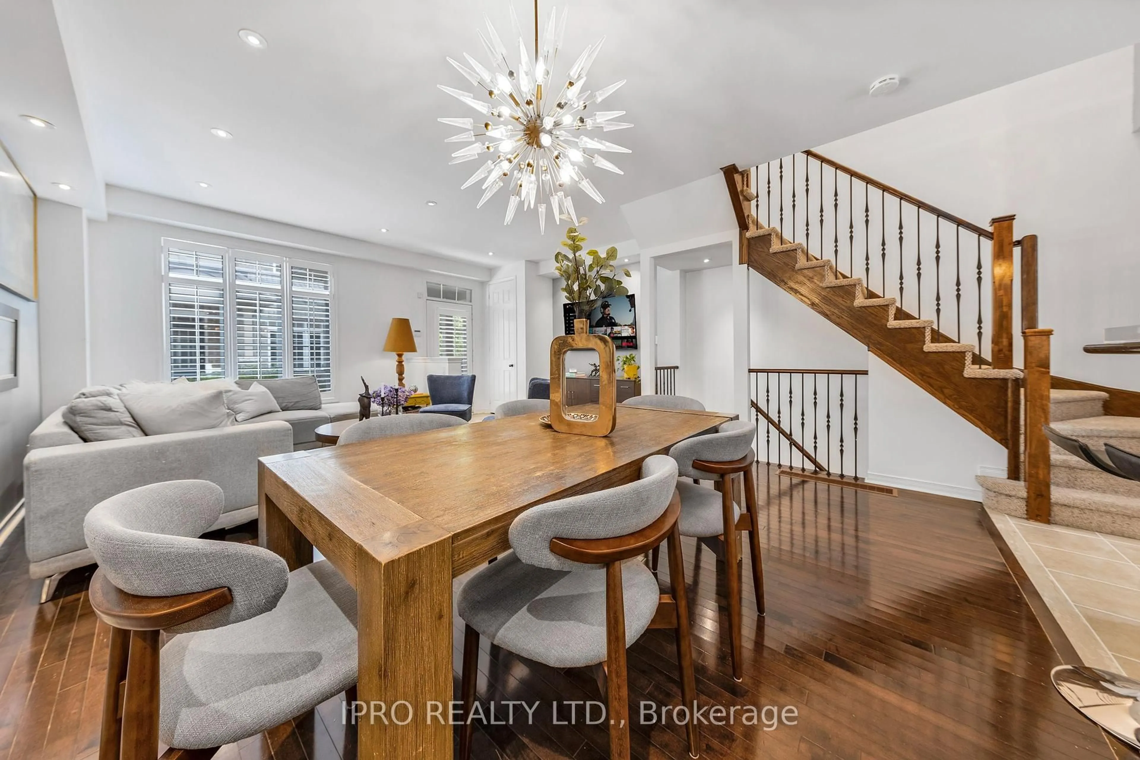 Dining room, wood/laminate floor for 1701 Finch Ave #63, Pickering Ontario L1V 0B7