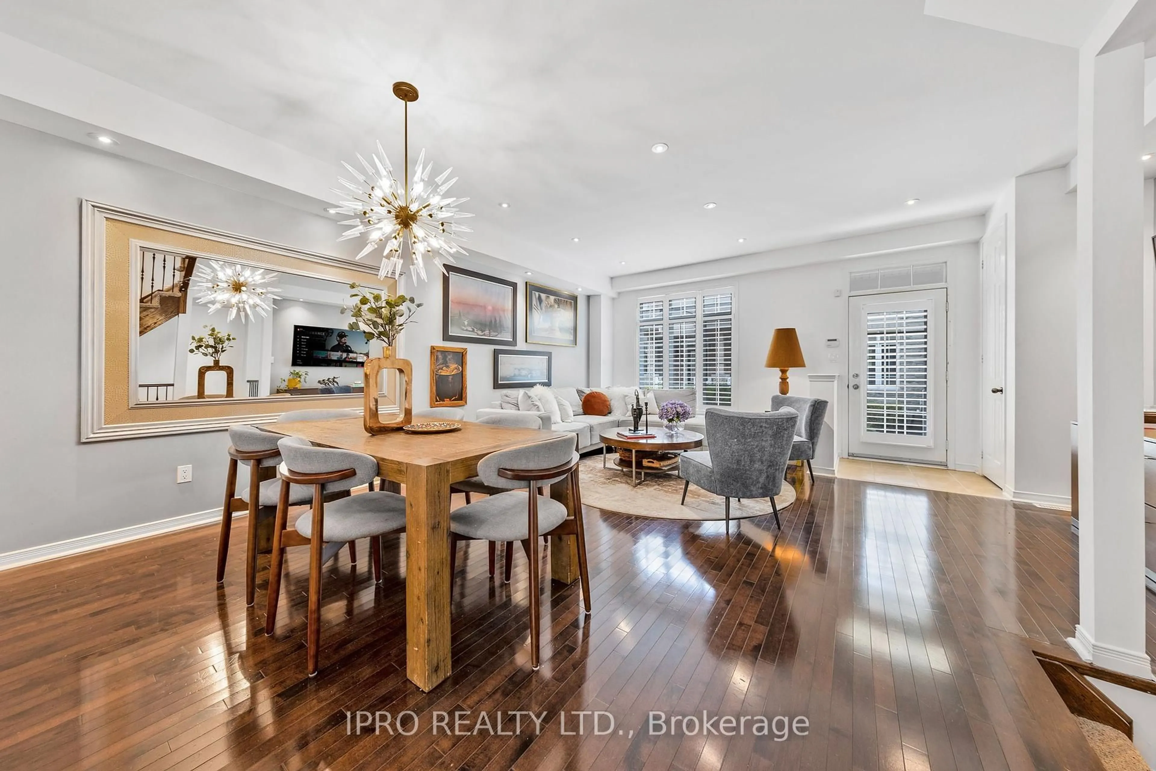 Dining room, wood/laminate floor for 1701 Finch Ave #63, Pickering Ontario L1V 0B7