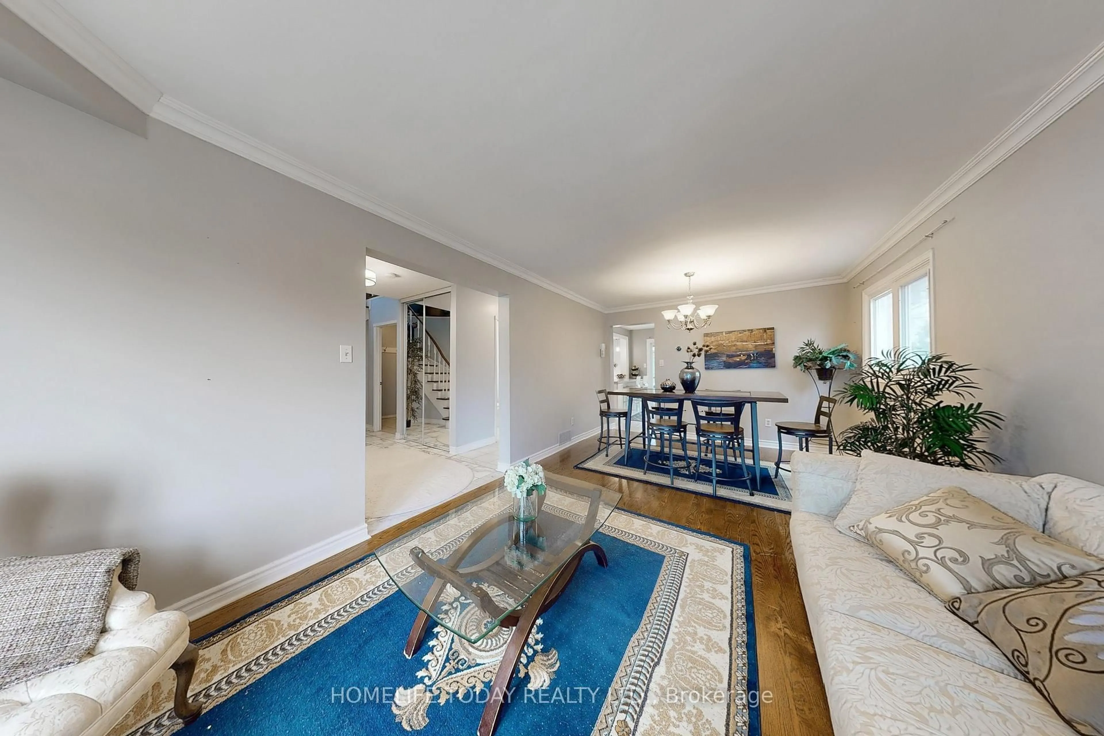 Living room with furniture, unknown for 1604 Deerbrook Dr, Pickering Ontario L1V 5B7