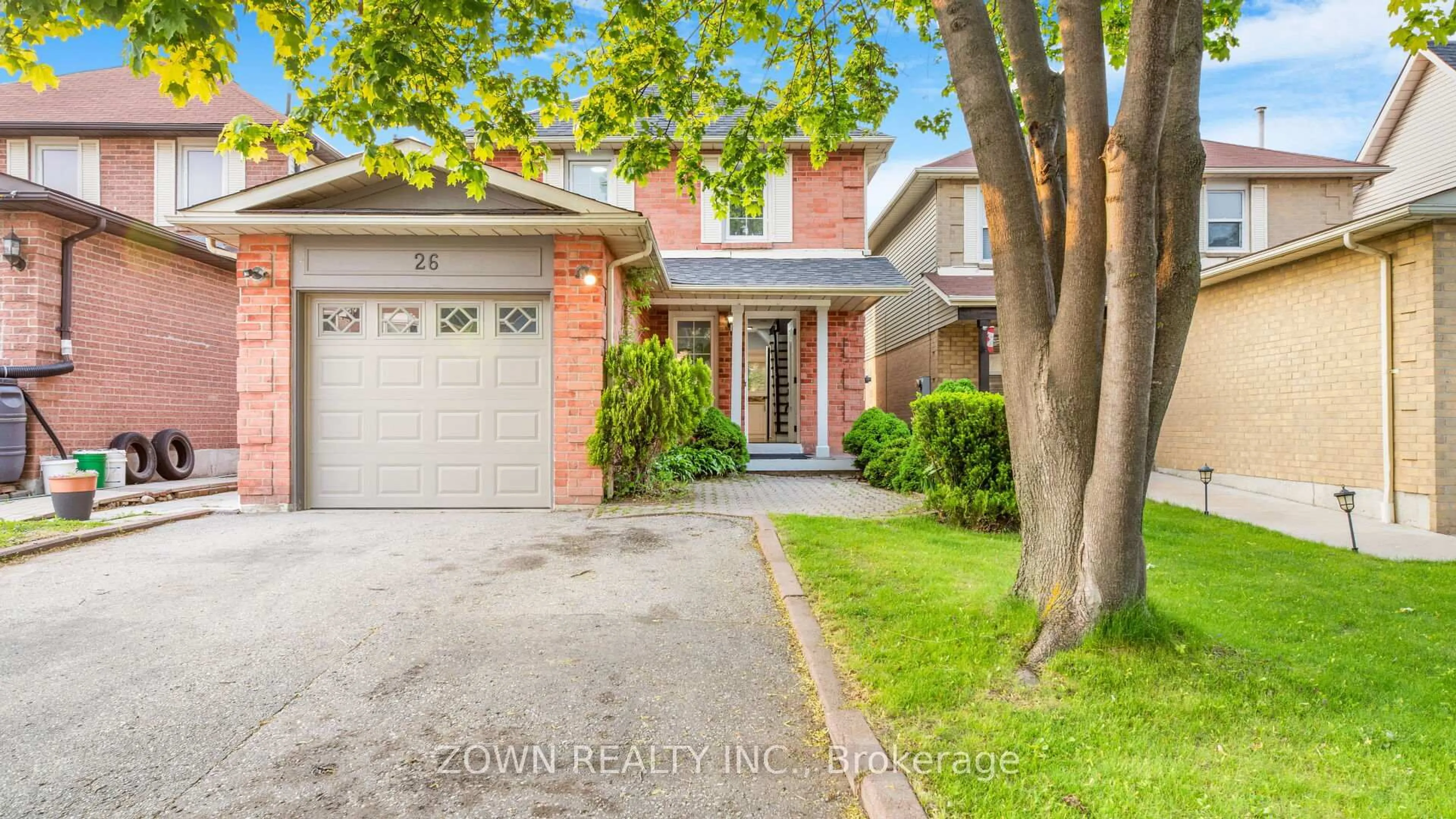 Home with brick exterior material, street for 26 Carr Dr, Ajax Ontario L1T 3C9