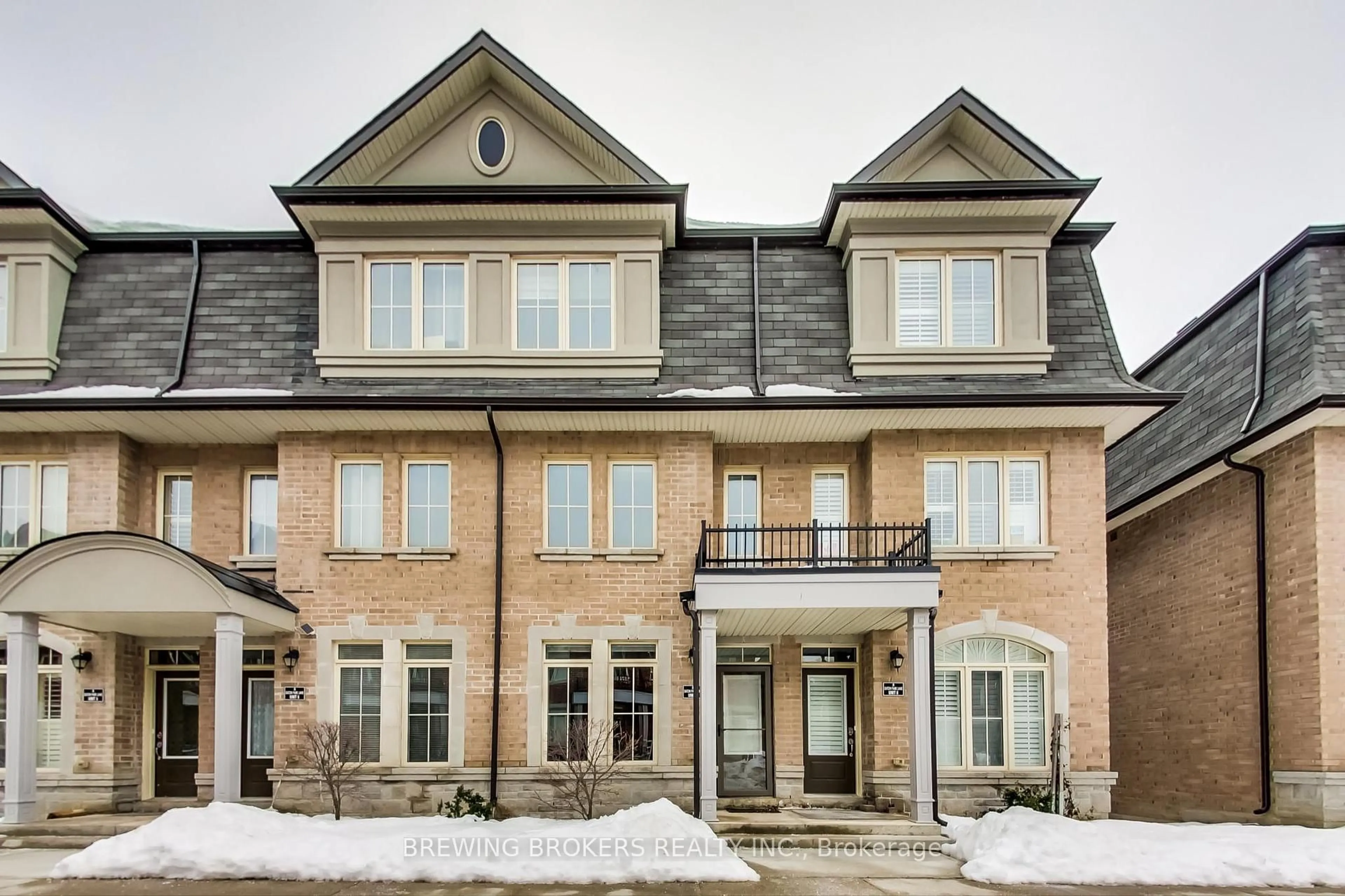 Home with brick exterior material, street for 5 Eaton Park Lane #7, Toronto Ontario M1W 0A5