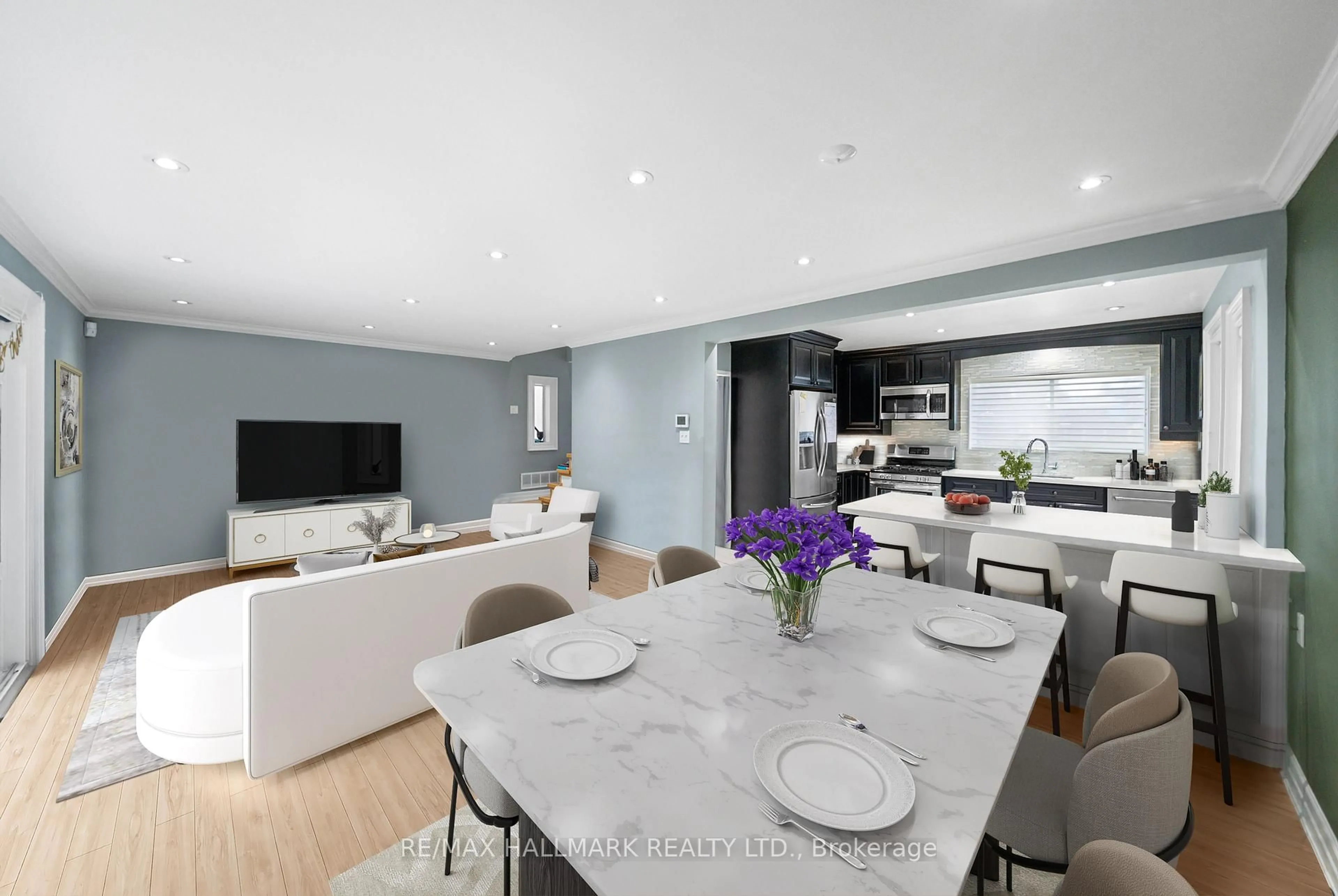 Open concept kitchen, unknown for 233 Birkdale Rd, Toronto Ontario M1P 3S3