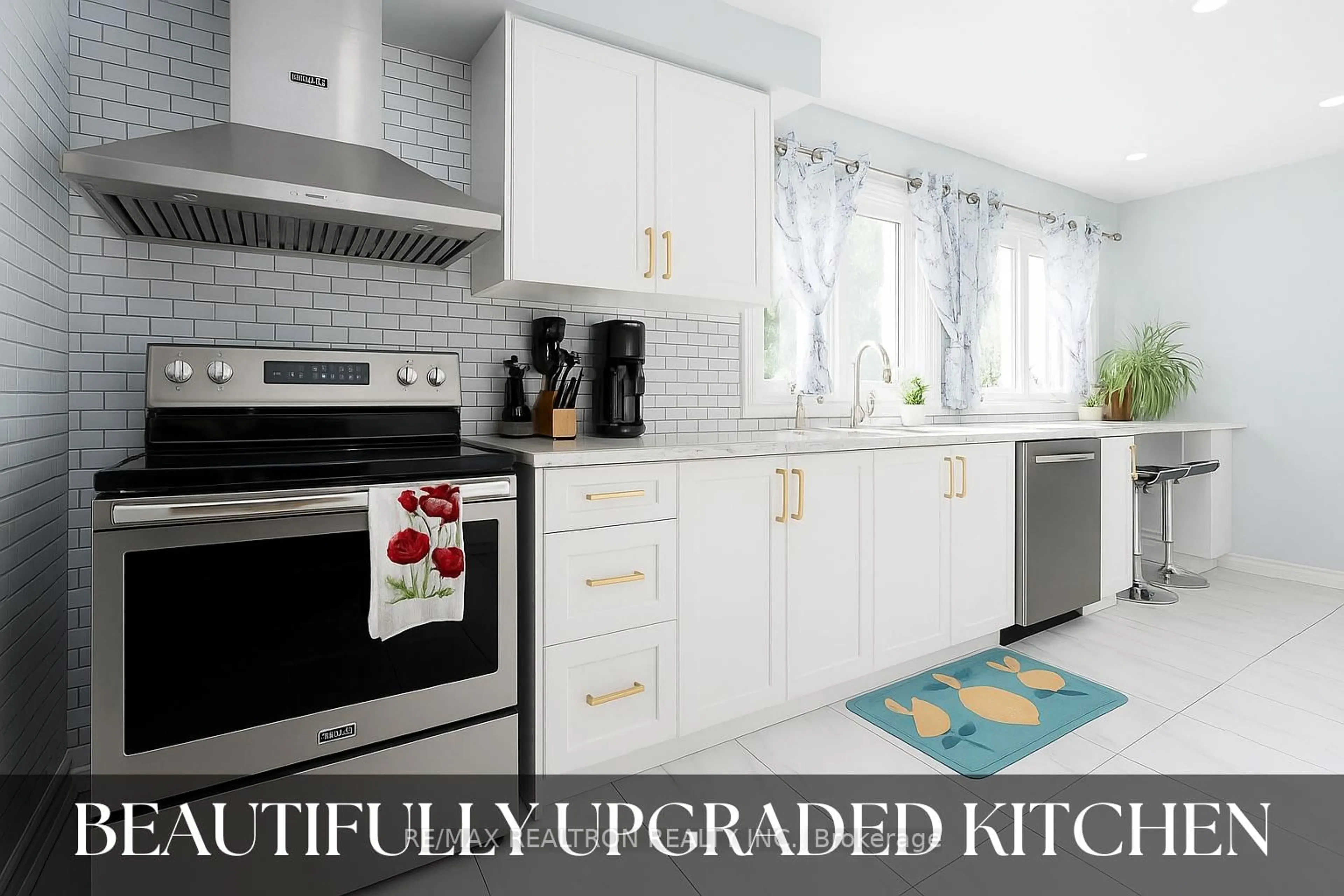 Standard kitchen, ceramic/tile floor for 90 Wingarden Crt #190, Toronto Ontario M1B 2K3