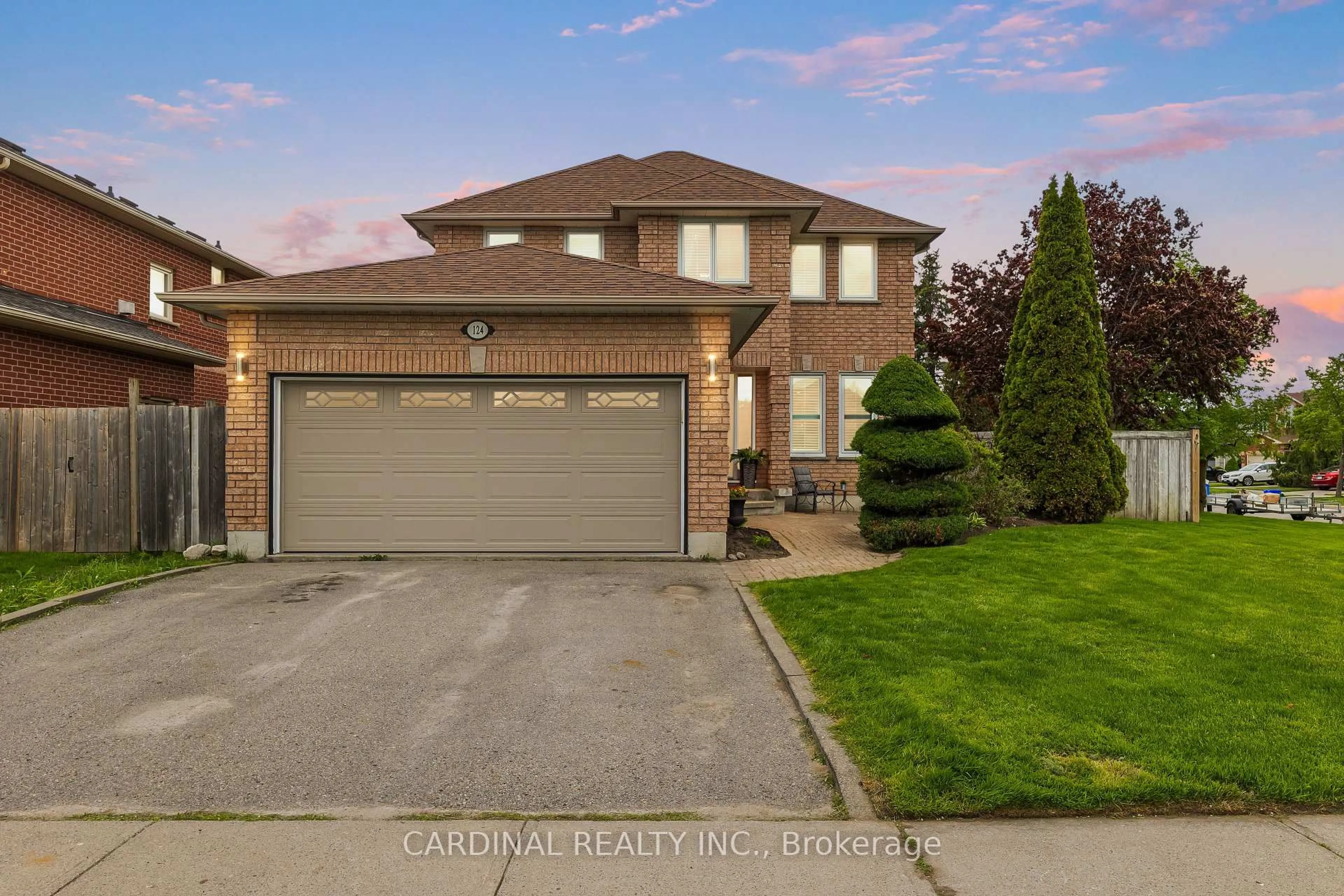 Home with brick exterior material, street for 124 Avondale Dr, Clarington Ontario L1E 3A3