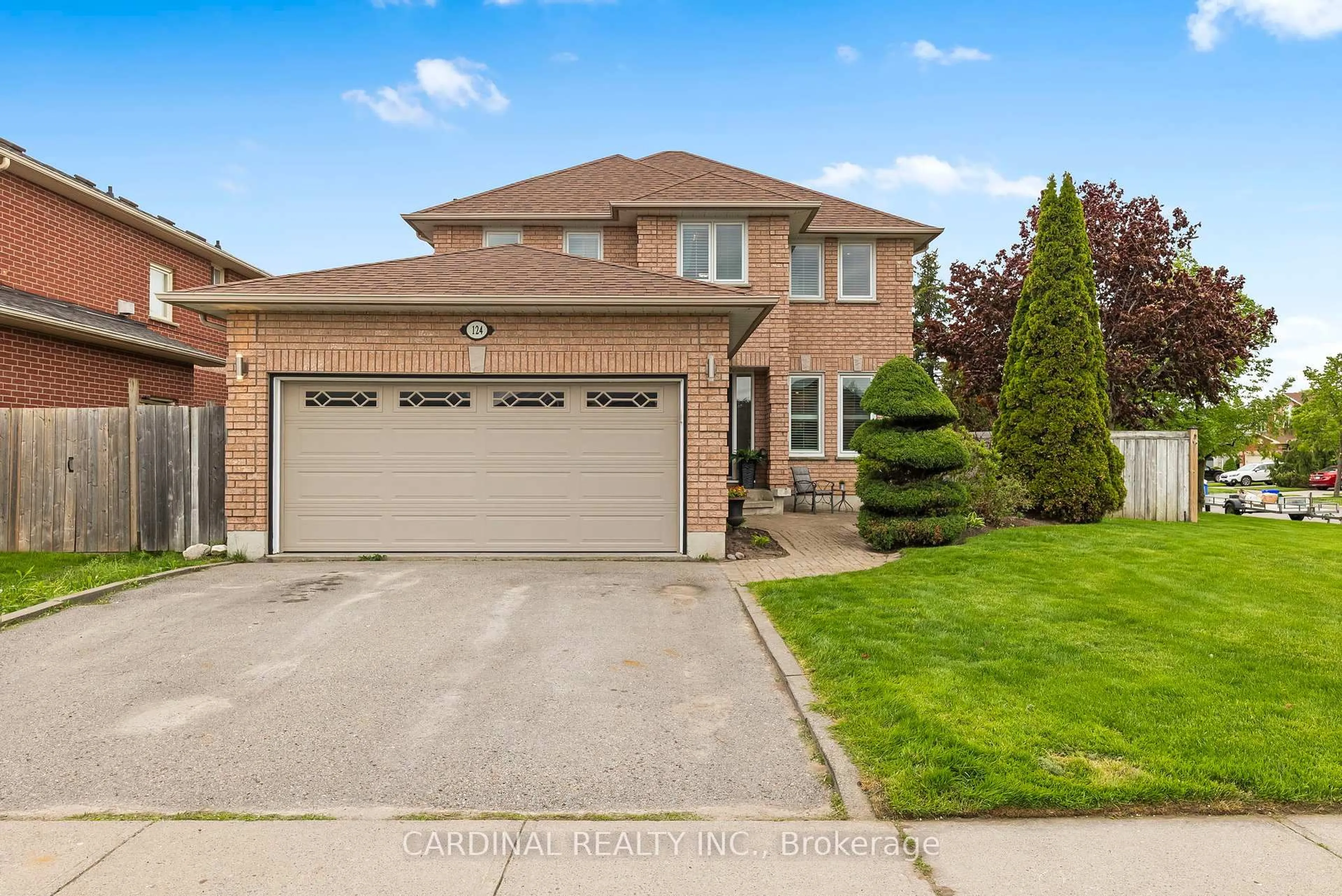Home with brick exterior material, street for 124 Avondale Dr, Clarington Ontario L1E 3A3