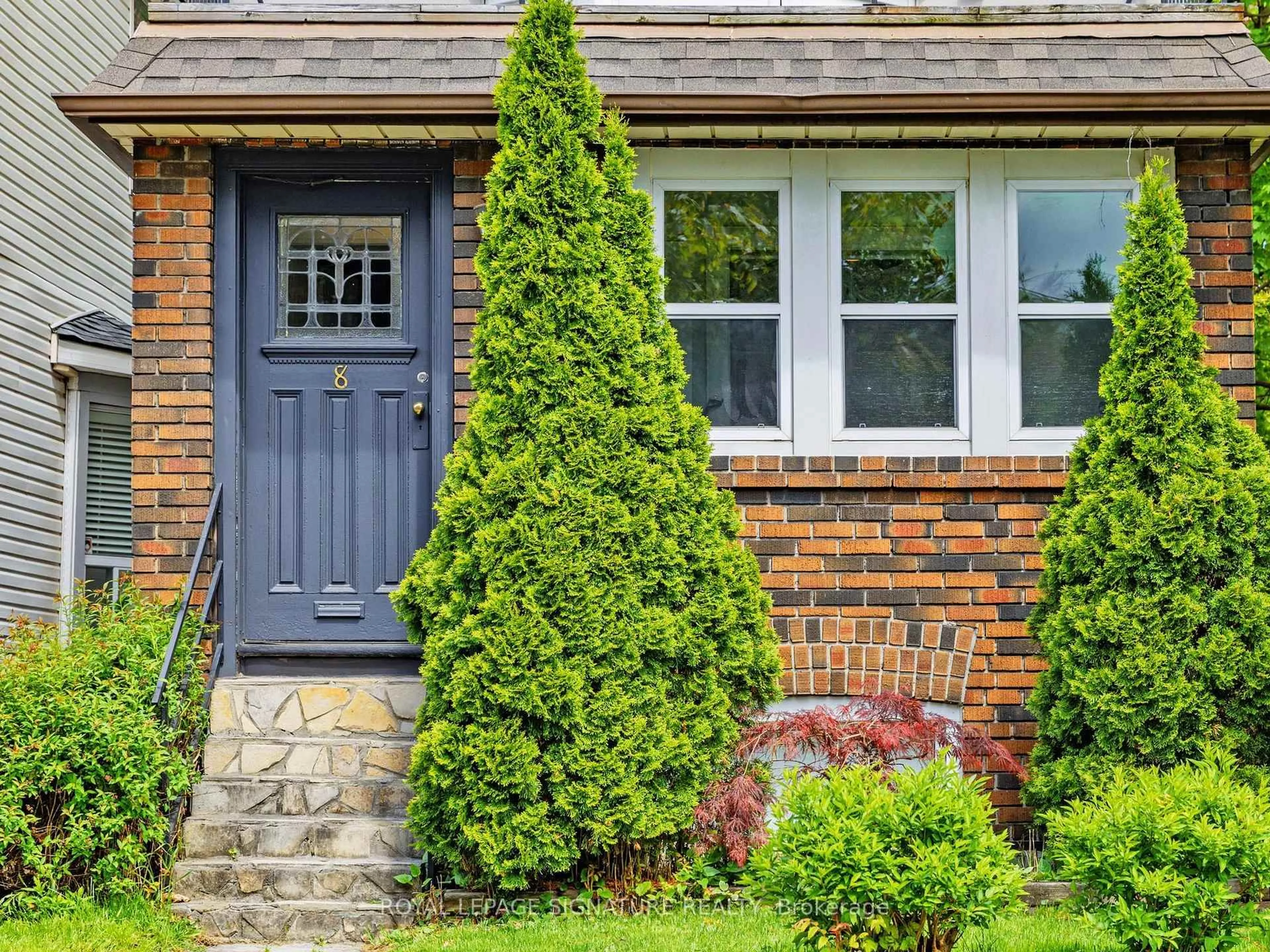 Home with brick exterior material, street for 8 Fairford Ave, Toronto Ontario M4L 2J6
