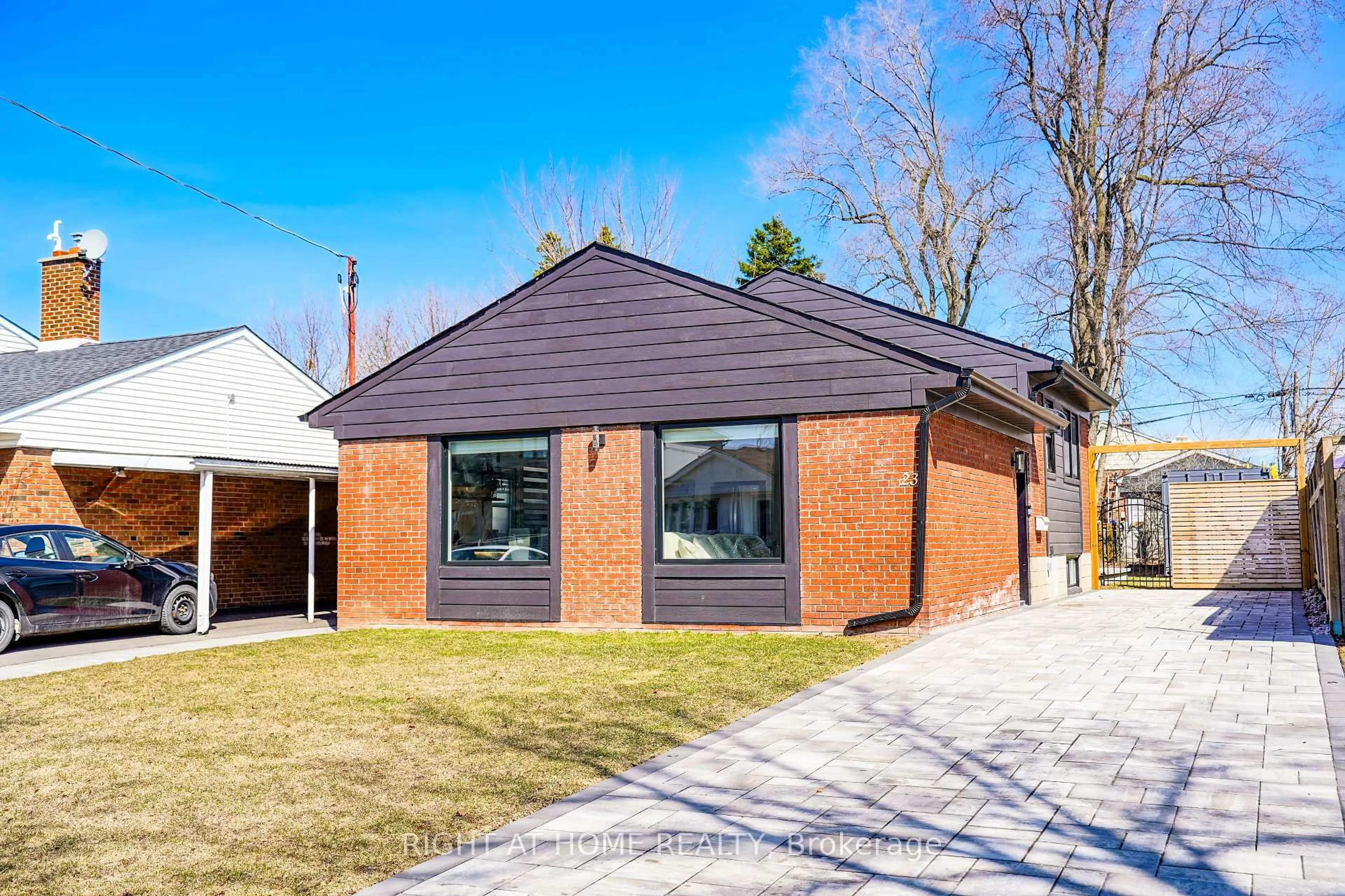 Home with brick exterior material, street for 23 Denham Rd, Toronto Ontario M1P 1W5