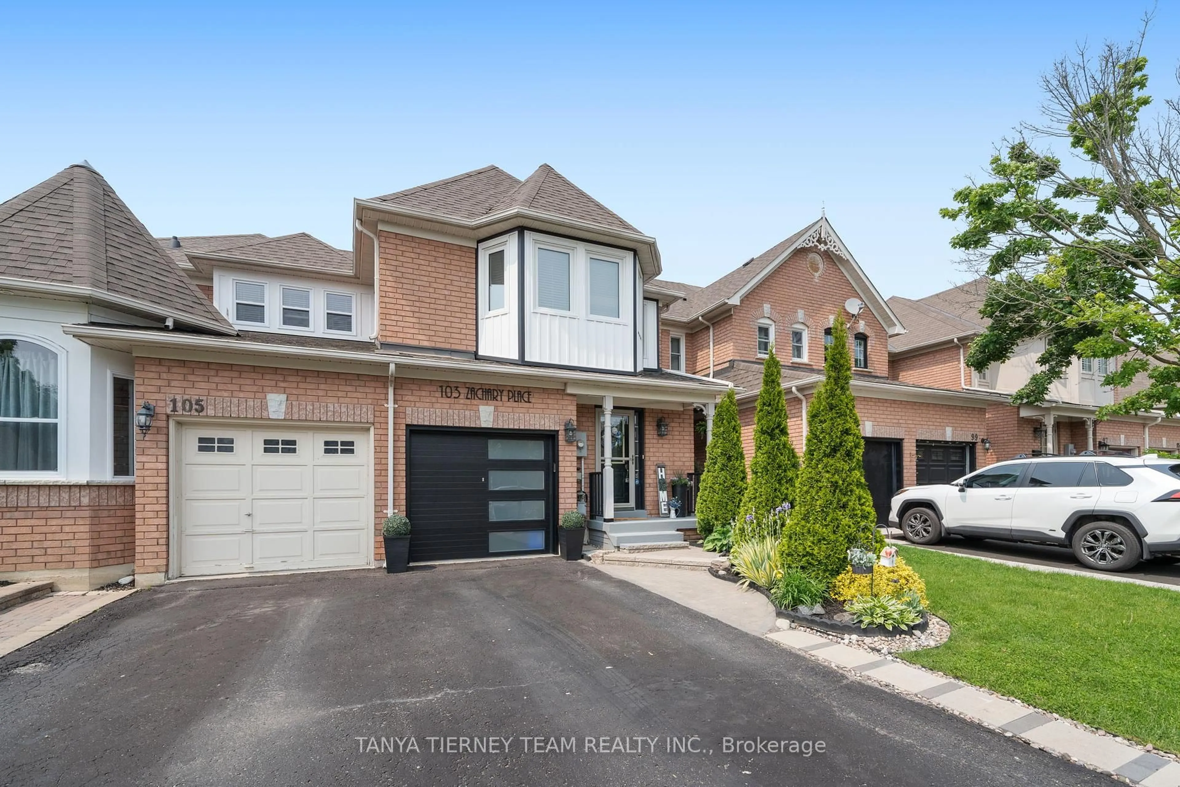 Home with brick exterior material, street for 103 Zachary Pl, Whitby Ontario L1M 1E2