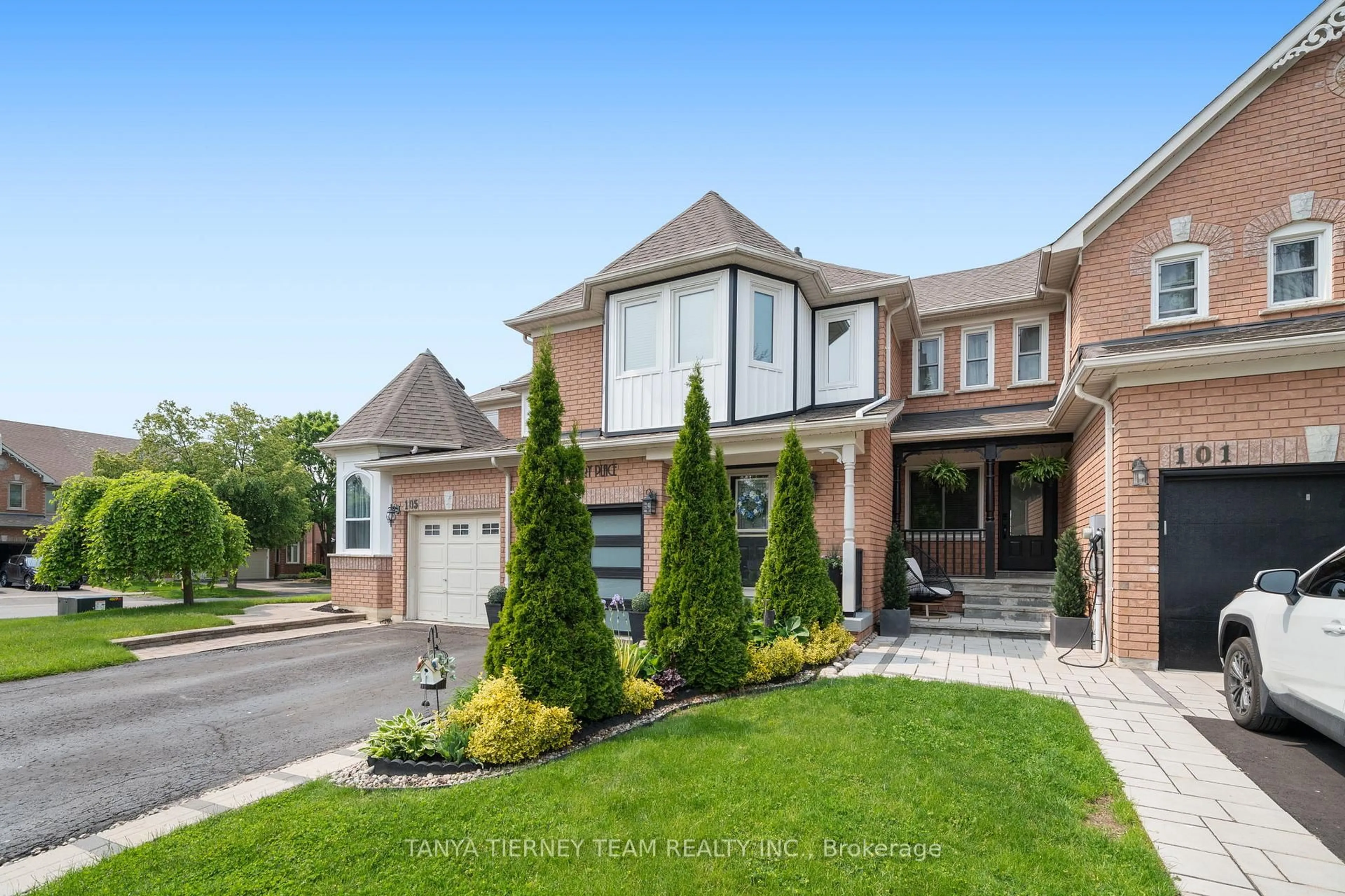 Home with brick exterior material, street for 103 Zachary Pl, Whitby Ontario L1M 1E2