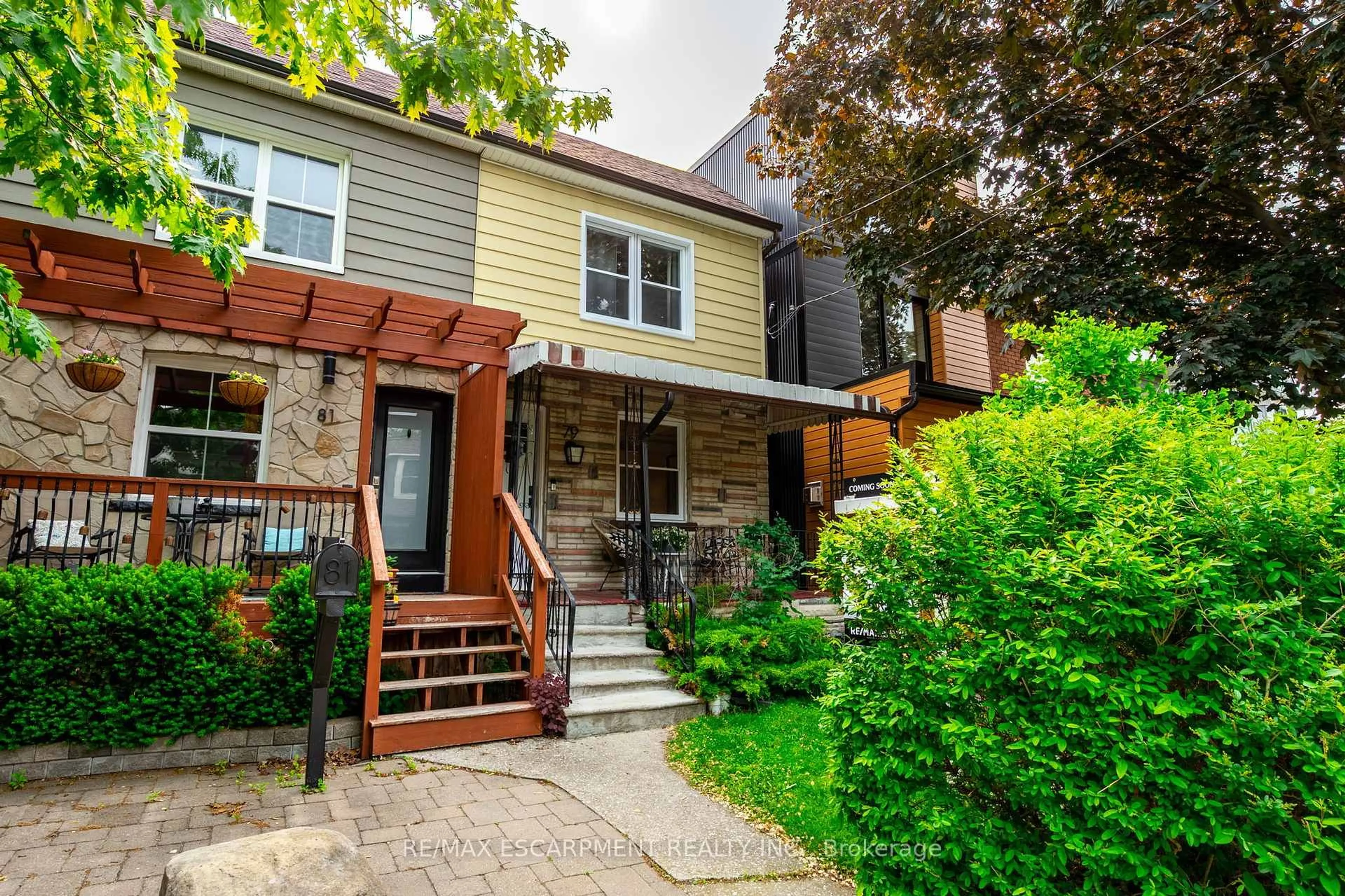 Home with brick exterior material, street for 79 Condor Ave, Toronto Ontario M4J 3M7
