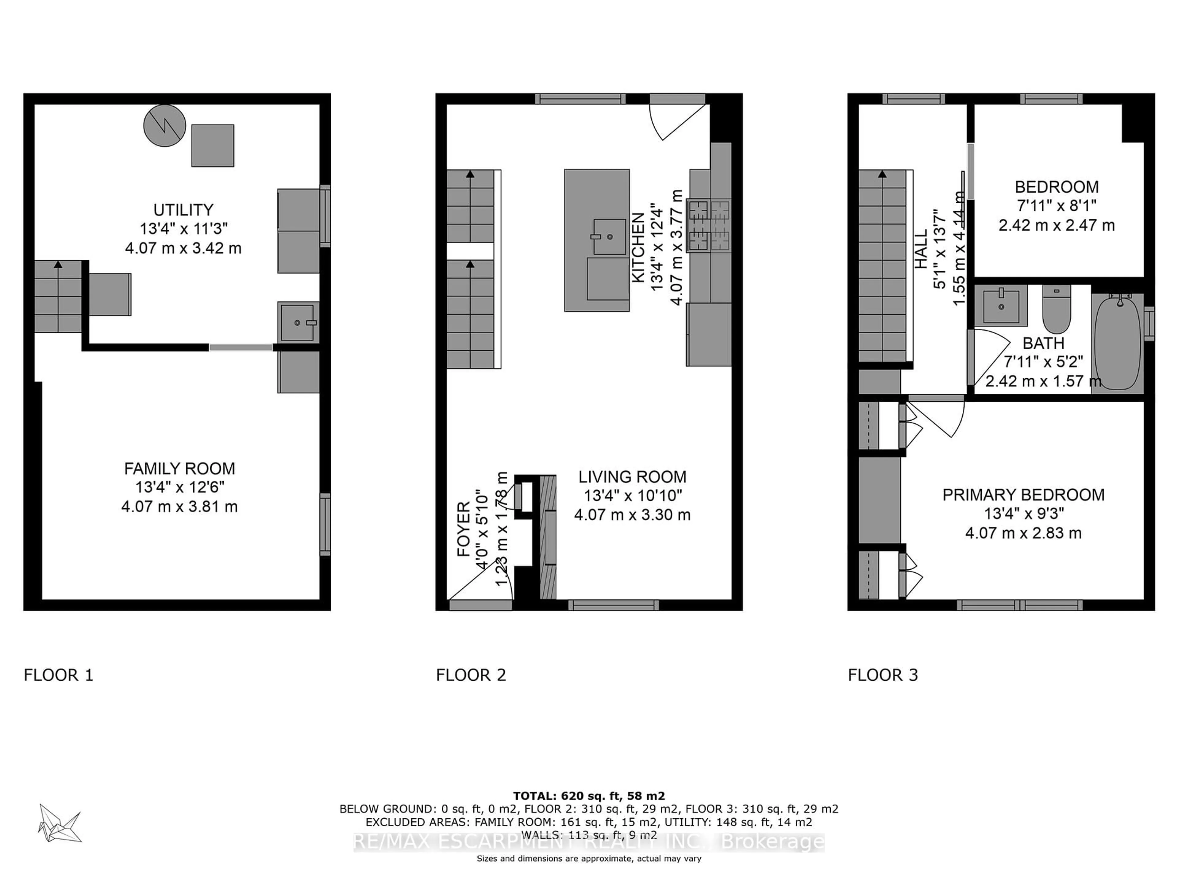 Floor plan for 79 Condor Ave, Toronto Ontario M4J 3M7